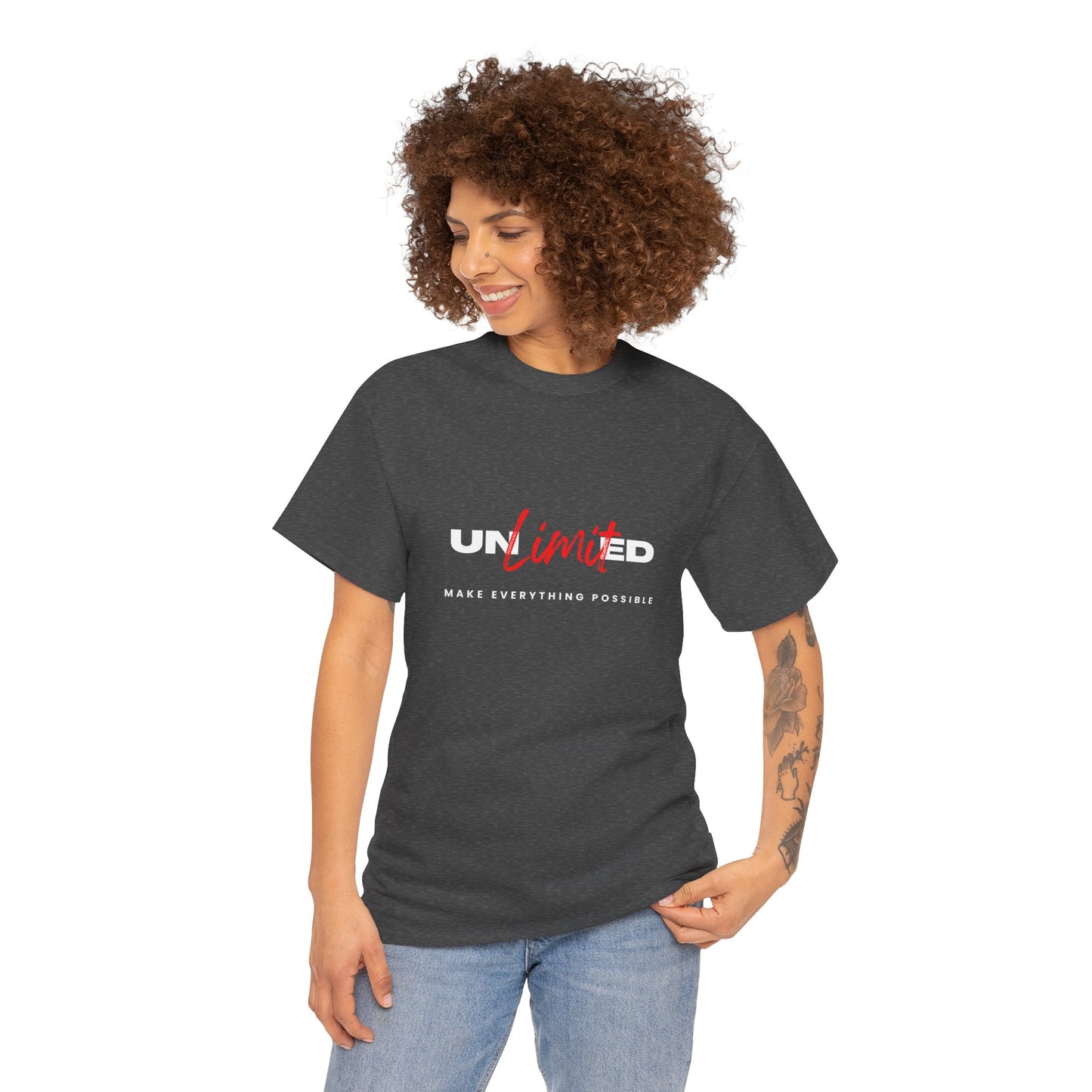 Unlimited Potential Unisex Heavy Cotton Tee | Make Everything Possible Shirt