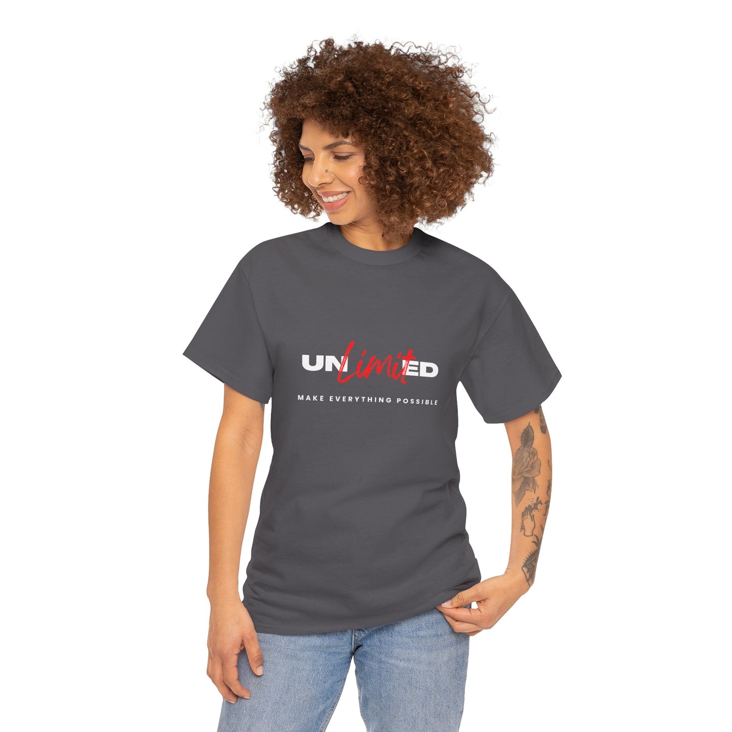 Unlimited Potential Unisex Heavy Cotton Tee | Make Everything Possible Shirt
