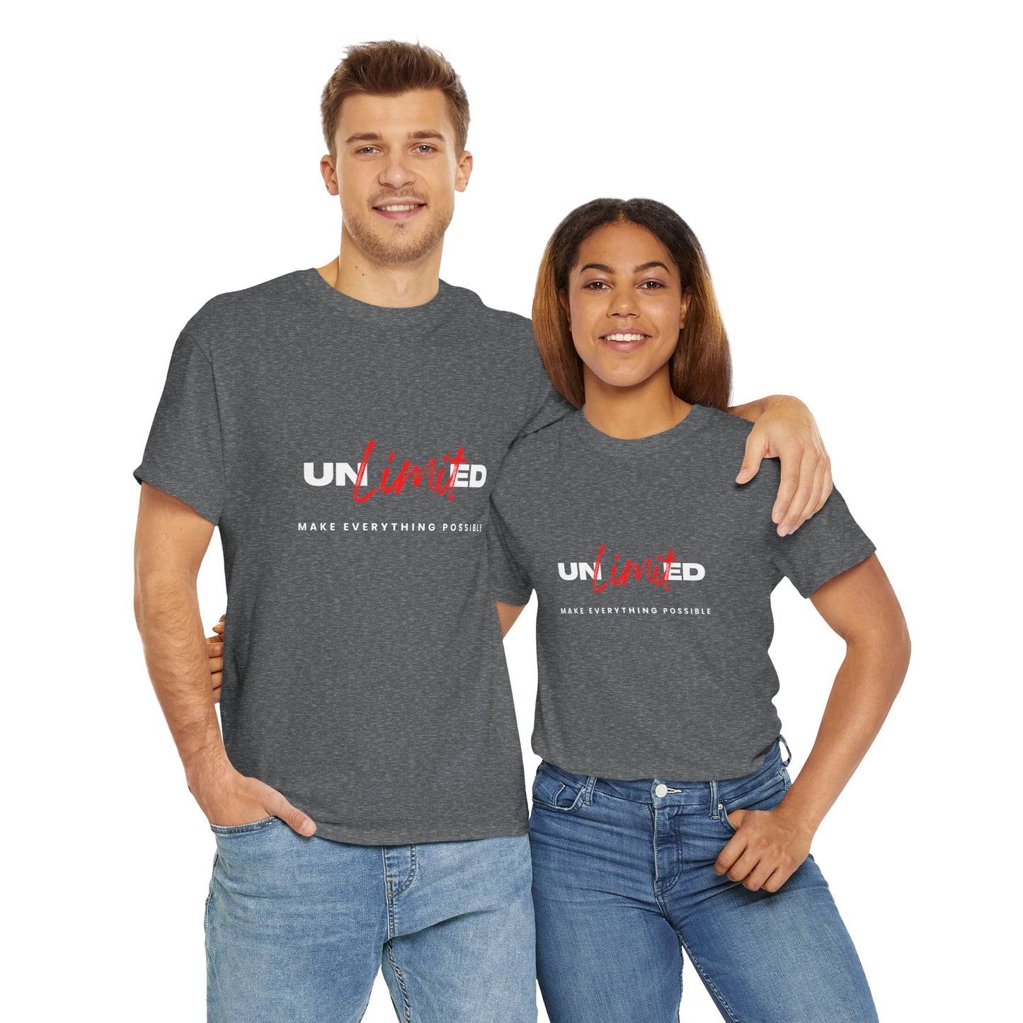 Unlimited Potential Unisex Heavy Cotton Tee | Make Everything Possible Shirt