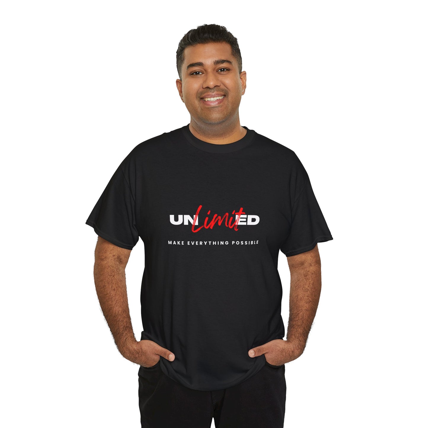 Unlimited Potential Unisex Heavy Cotton Tee | Make Everything Possible Shirt