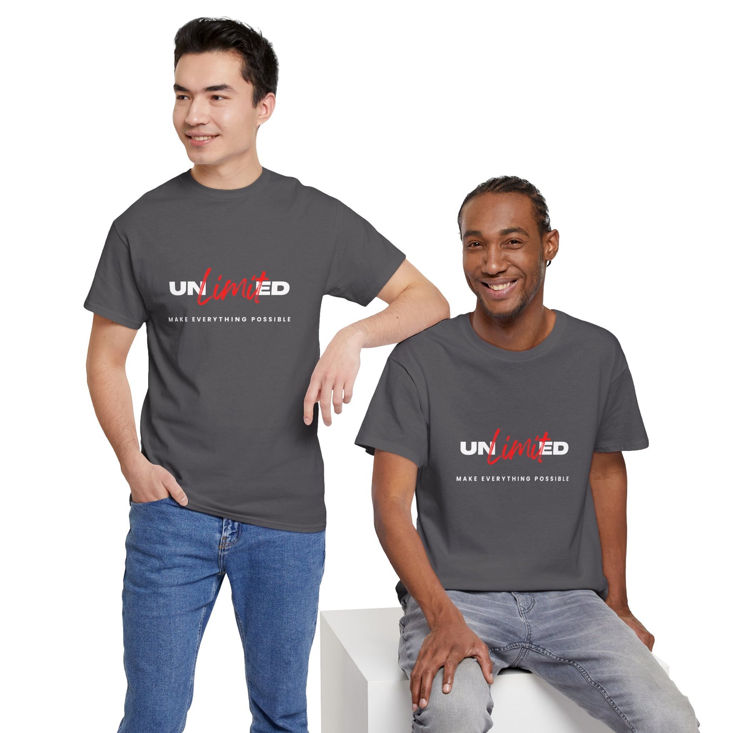 Unlimited Potential Unisex Heavy Cotton Tee | Make Everything Possible Shirt