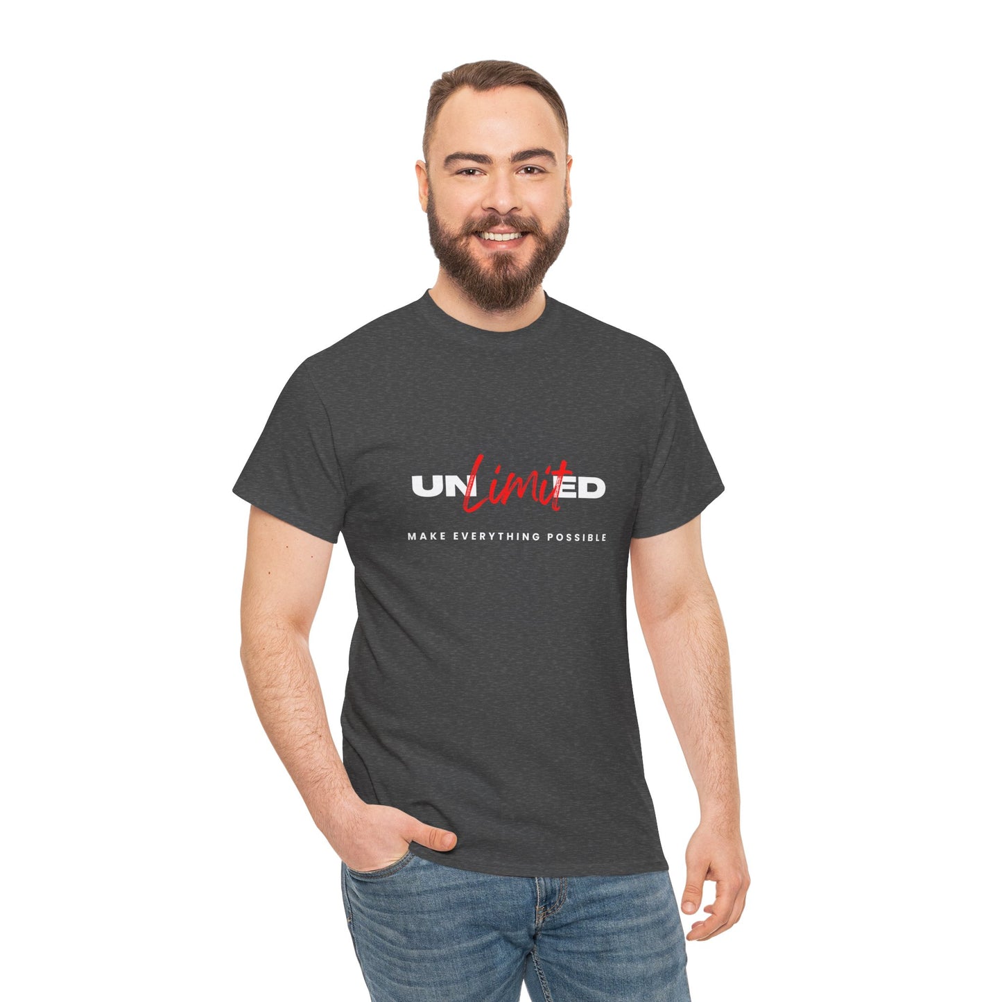 Unlimited Potential Unisex Heavy Cotton Tee | Make Everything Possible Shirt