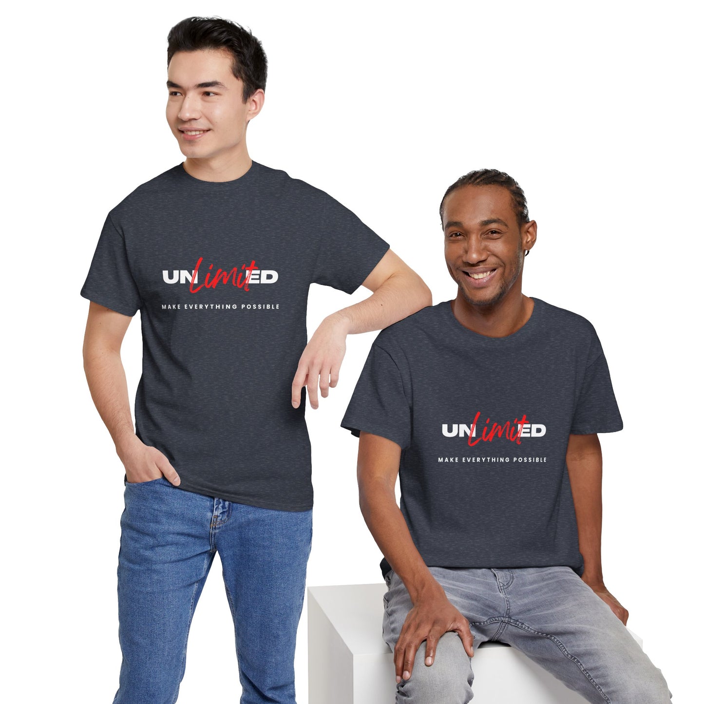 Unlimited Potential Unisex Heavy Cotton Tee | Make Everything Possible Shirt