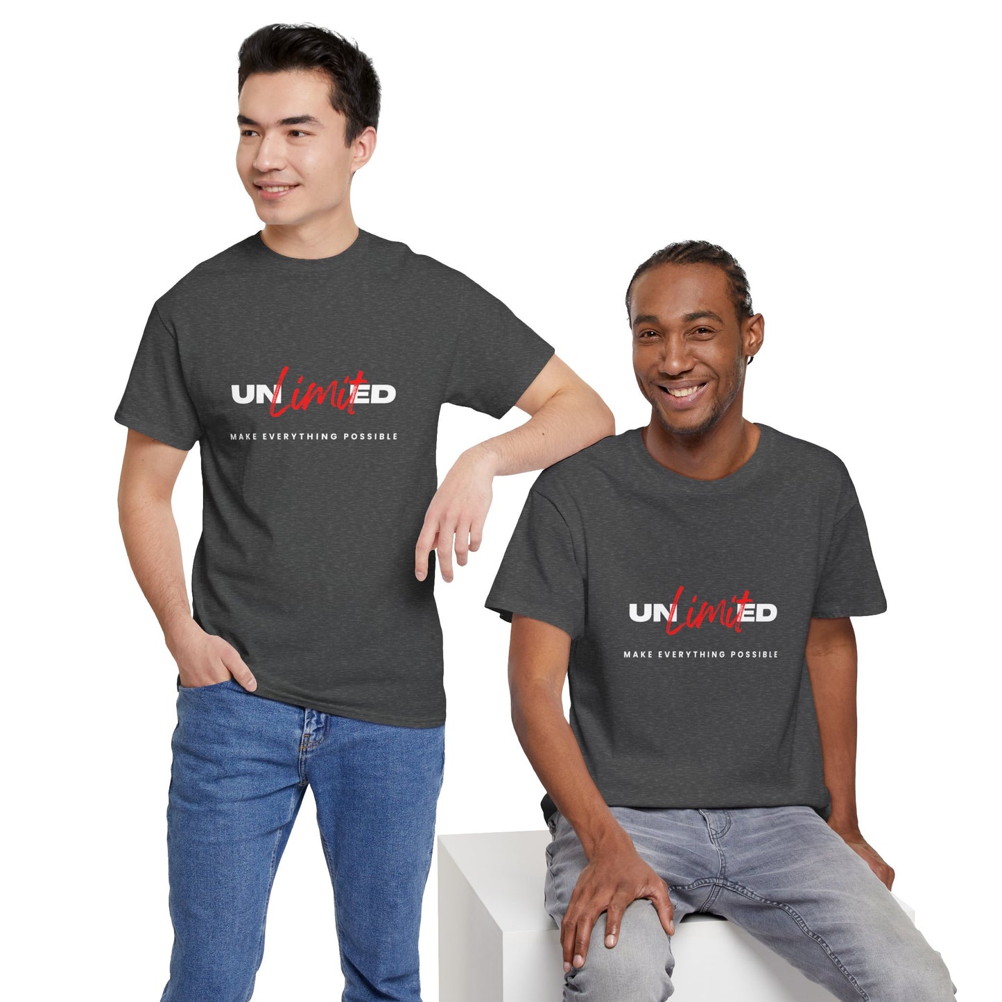 Unlimited Potential Unisex Heavy Cotton Tee | Make Everything Possible Shirt