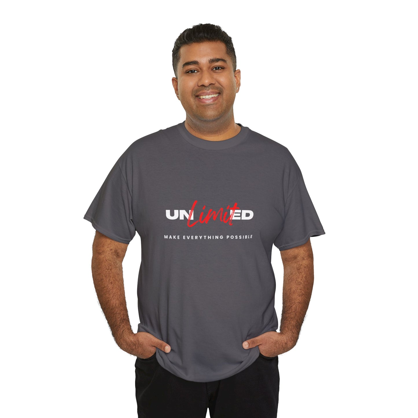 Unlimited Potential Unisex Heavy Cotton Tee | Make Everything Possible Shirt