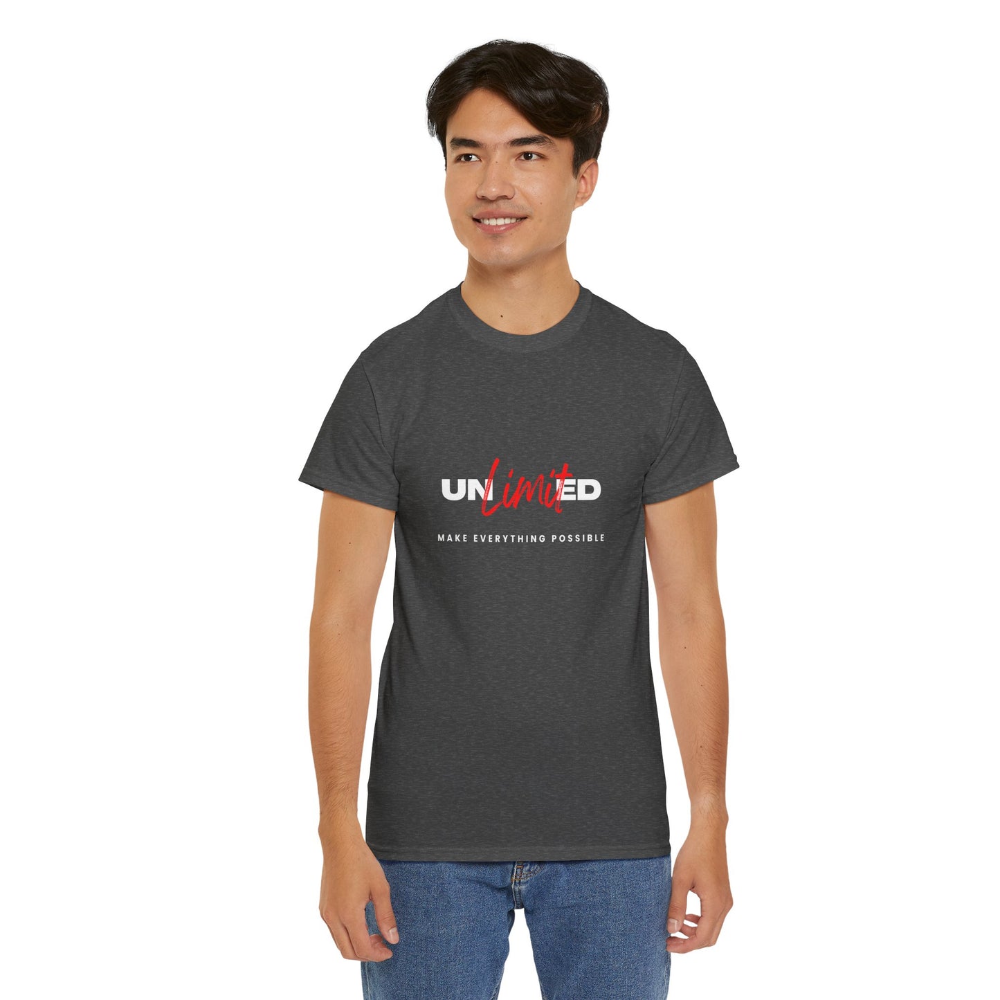 Unlimited Potential Unisex Heavy Cotton Tee | Make Everything Possible Shirt