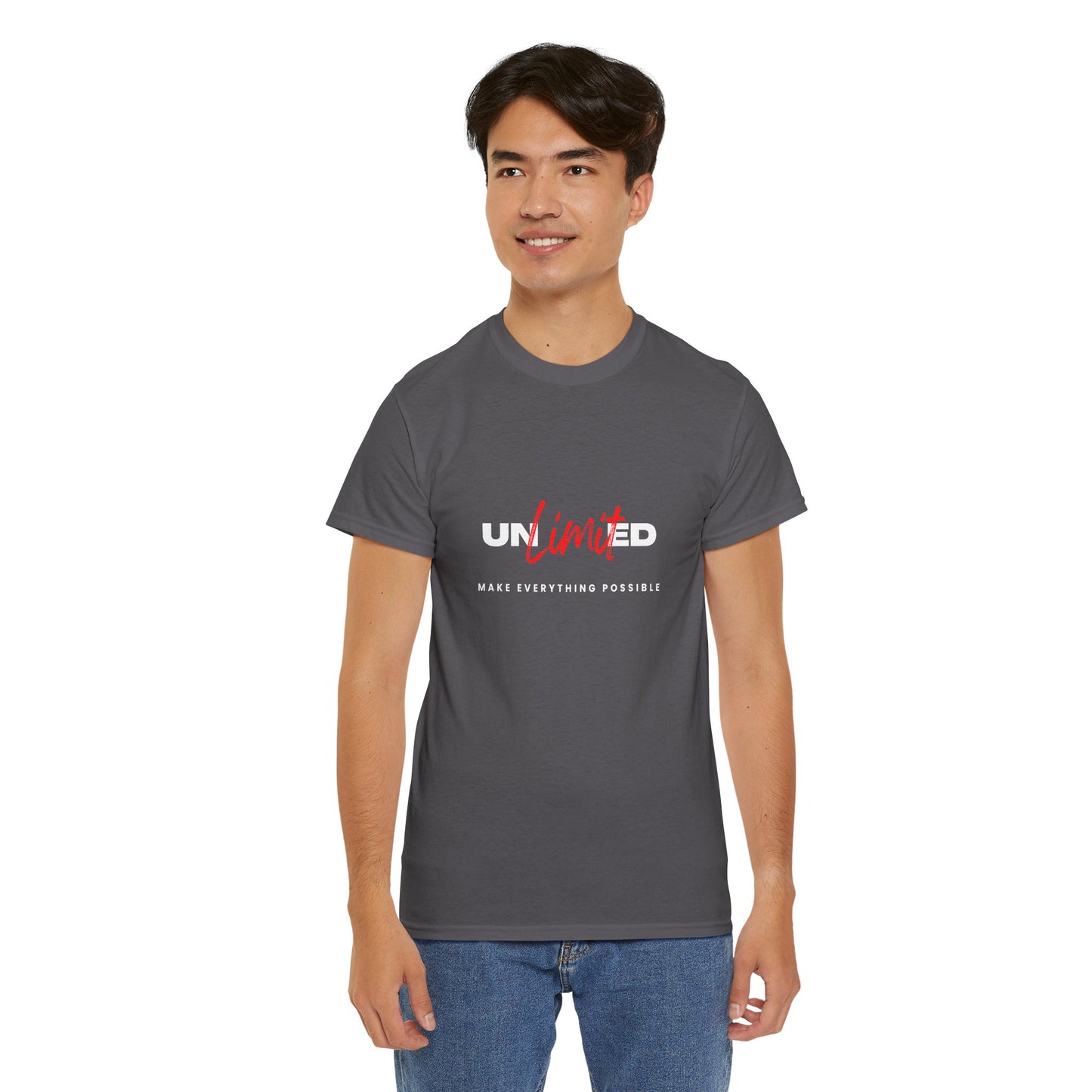 Unlimited Potential Unisex Heavy Cotton Tee | Make Everything Possible Shirt