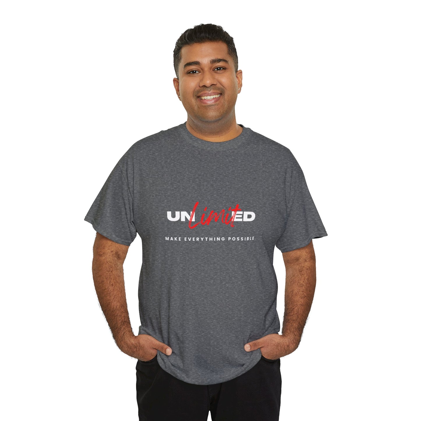 Unlimited Potential Unisex Heavy Cotton Tee | Make Everything Possible Shirt