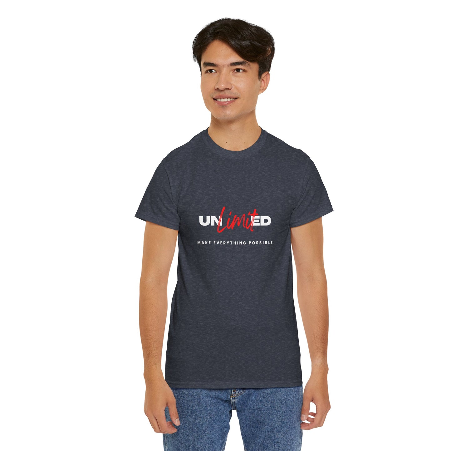 Unlimited Potential Unisex Heavy Cotton Tee | Make Everything Possible Shirt