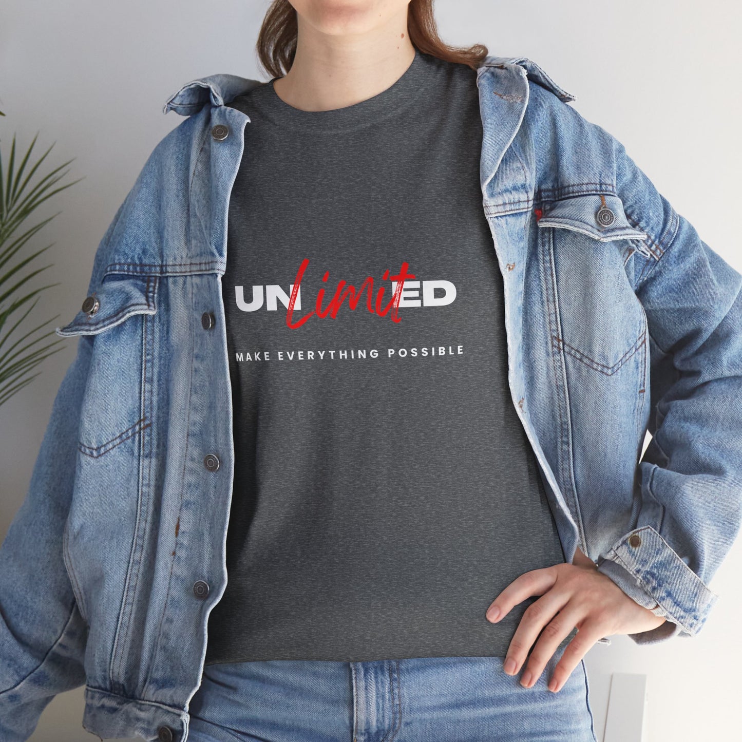 Unlimited Potential Unisex Heavy Cotton Tee | Make Everything Possible Shirt