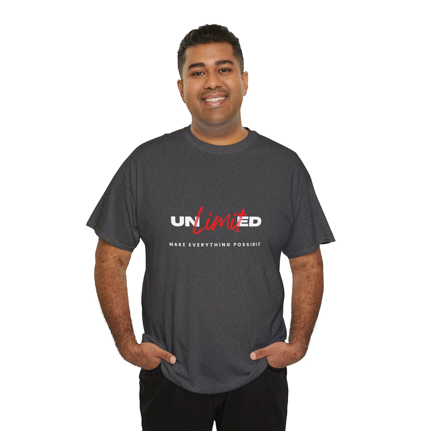Unlimited Potential Unisex Heavy Cotton Tee | Make Everything Possible Shirt