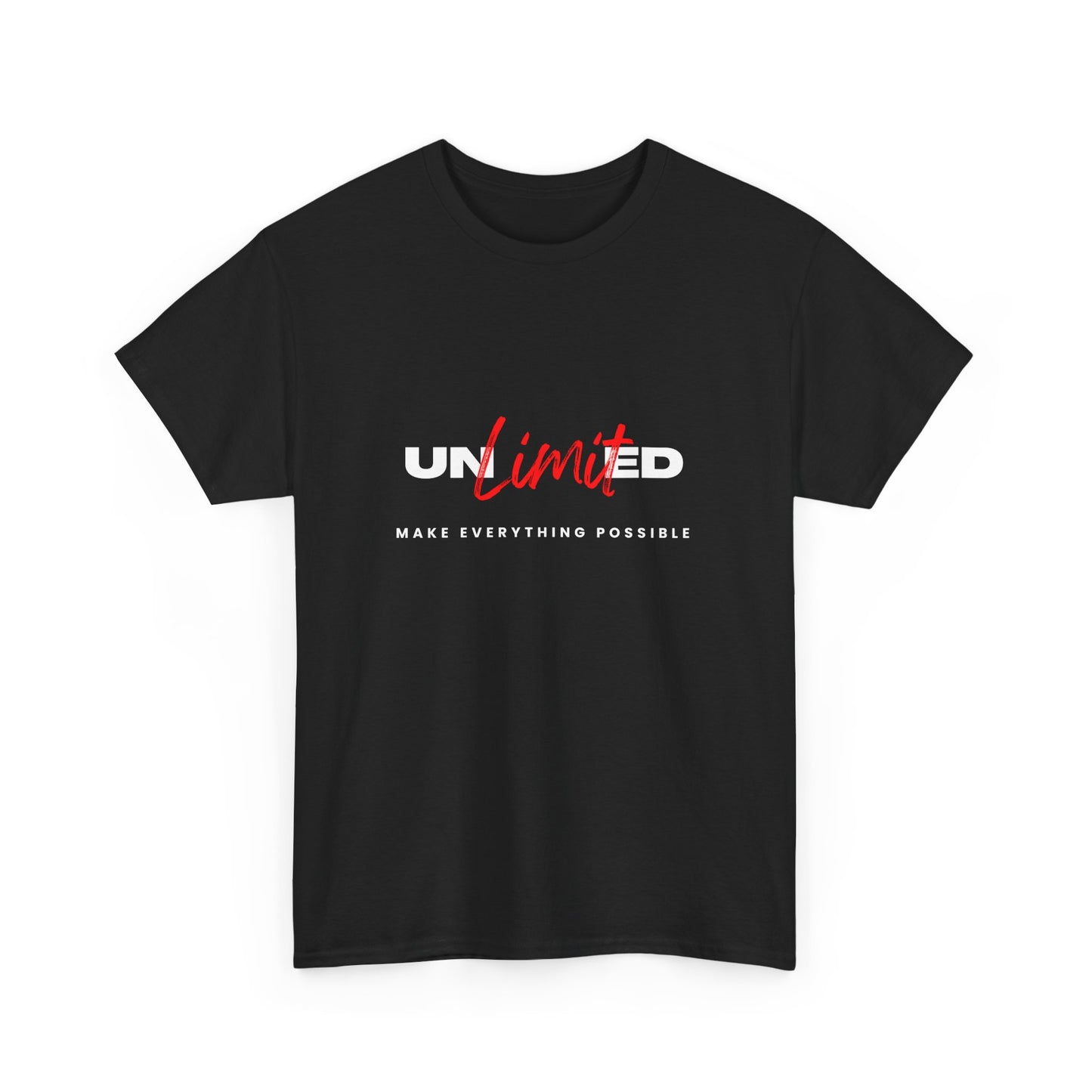 Unlimited Potential Unisex Heavy Cotton Tee | Make Everything Possible Shirt