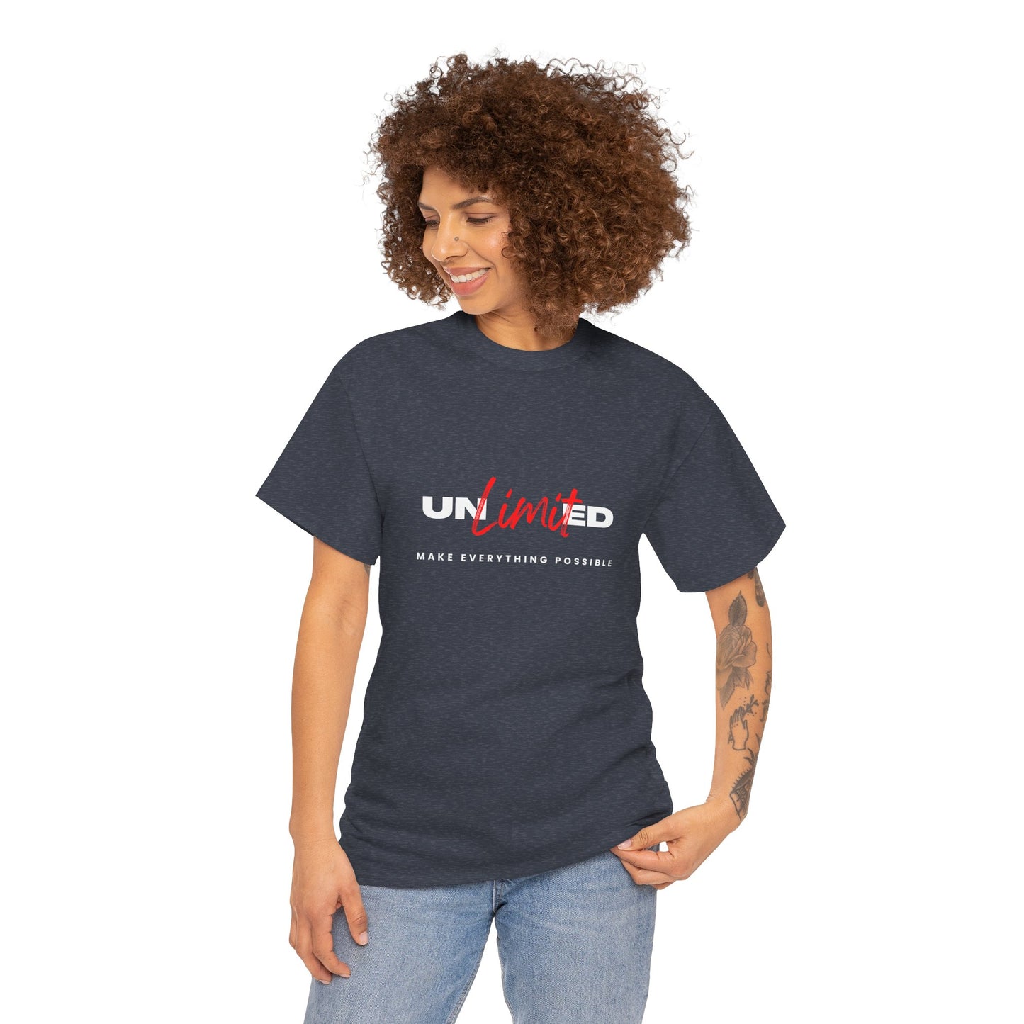 Unlimited Potential Unisex Heavy Cotton Tee | Make Everything Possible Shirt