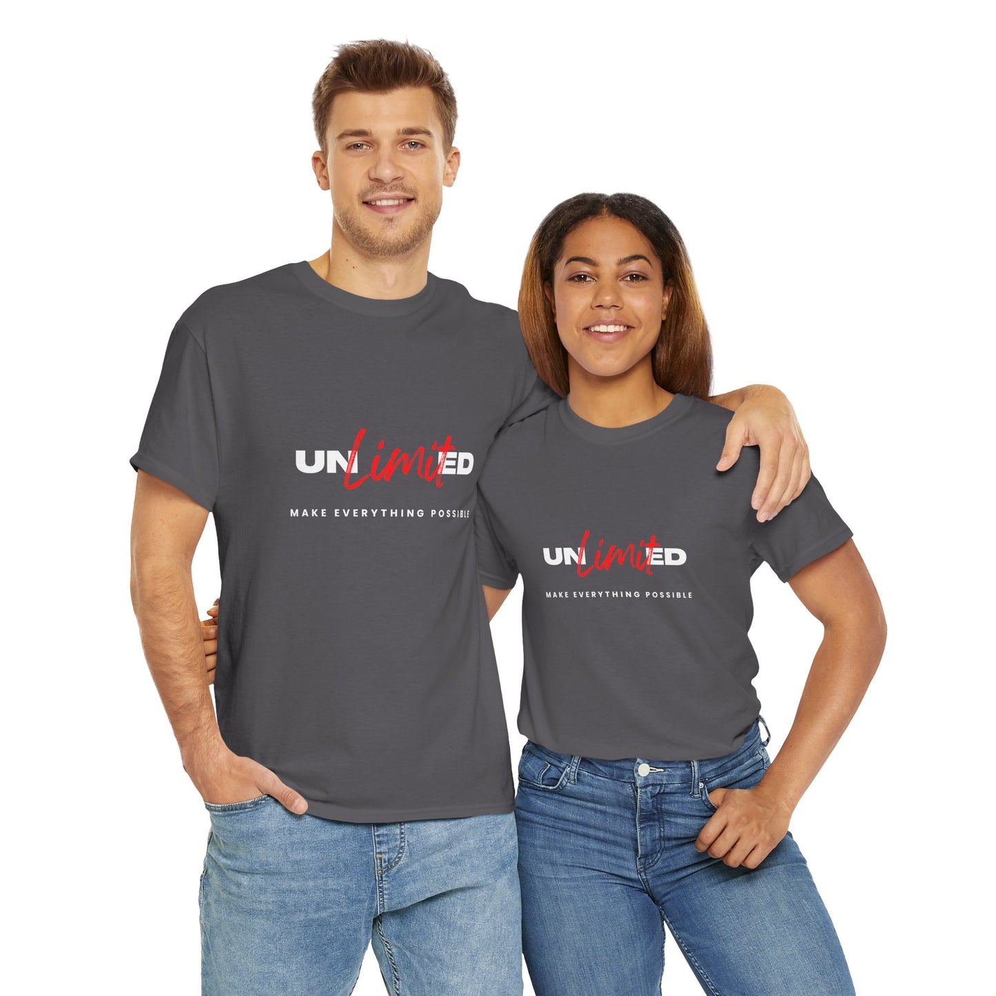 Unlimited Potential Unisex Heavy Cotton Tee | Make Everything Possible Shirt