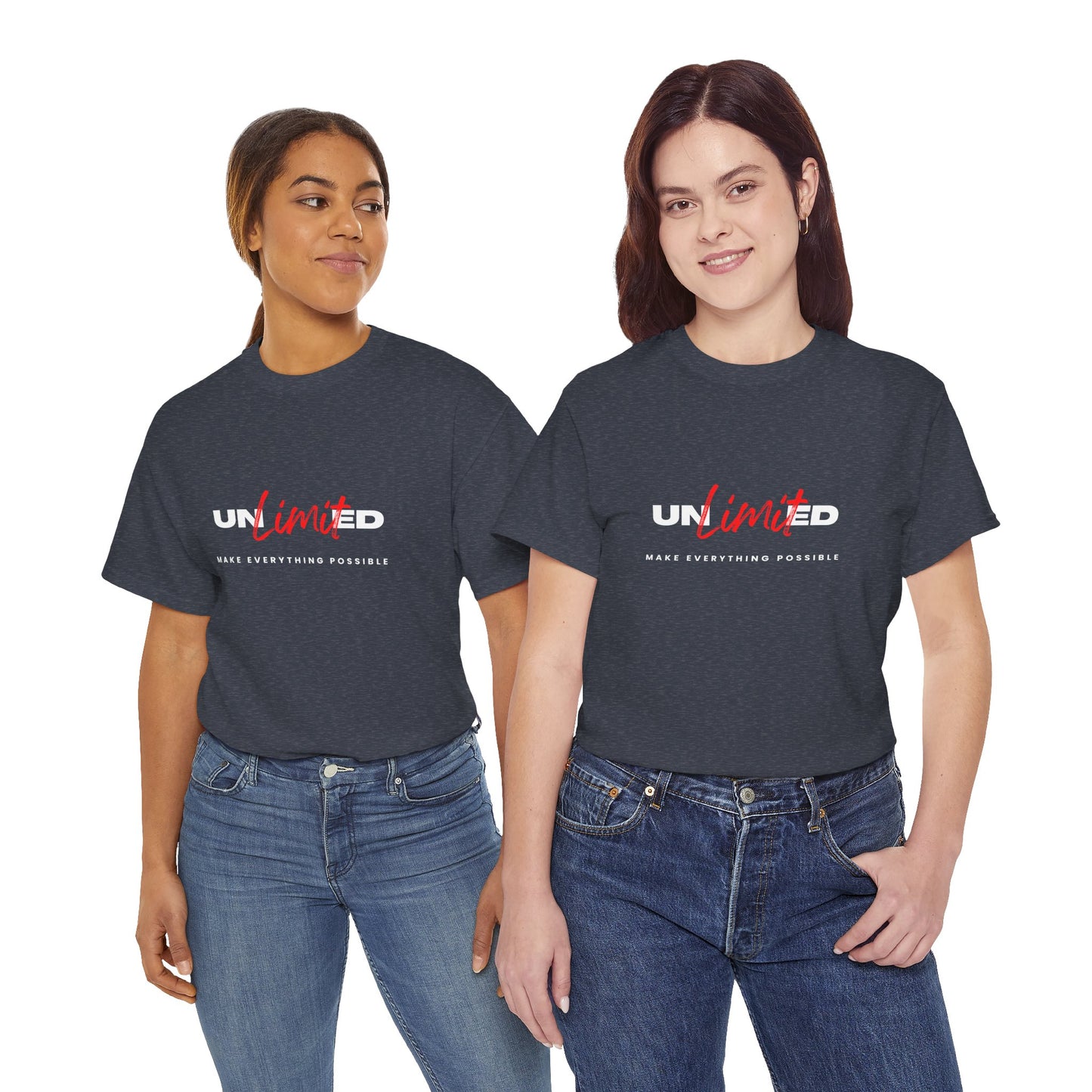 Unlimited Potential Unisex Heavy Cotton Tee | Make Everything Possible Shirt