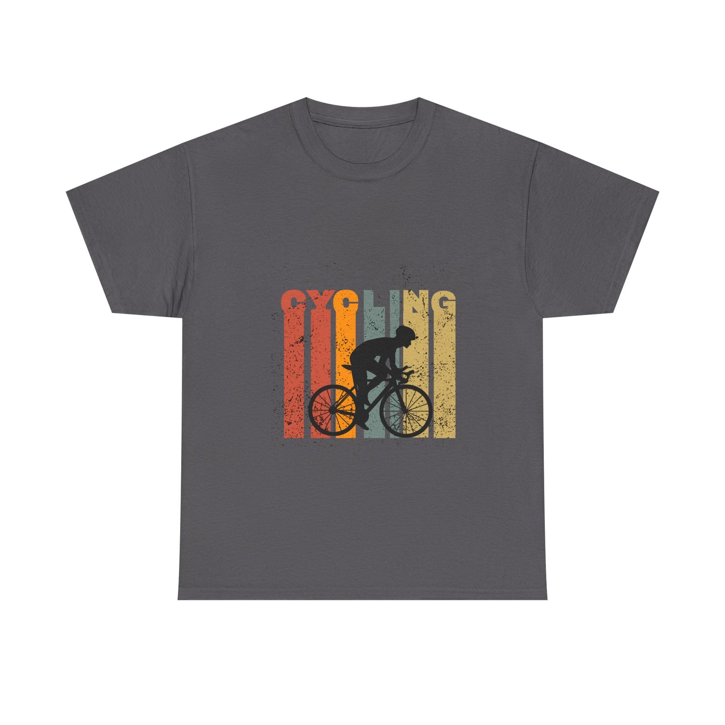 Vintage Cycling Unisex Heavy Cotton Tee - Perfect for Bike Lovers