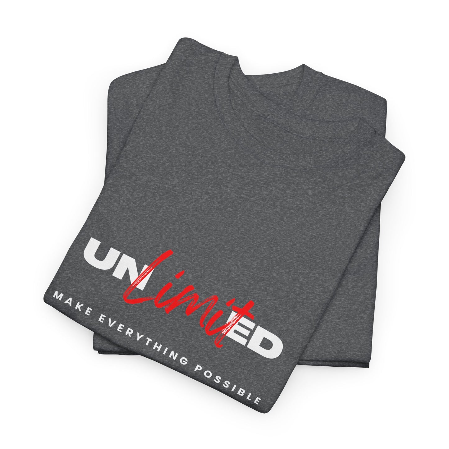 Unlimited Potential Unisex Heavy Cotton Tee | Make Everything Possible Shirt