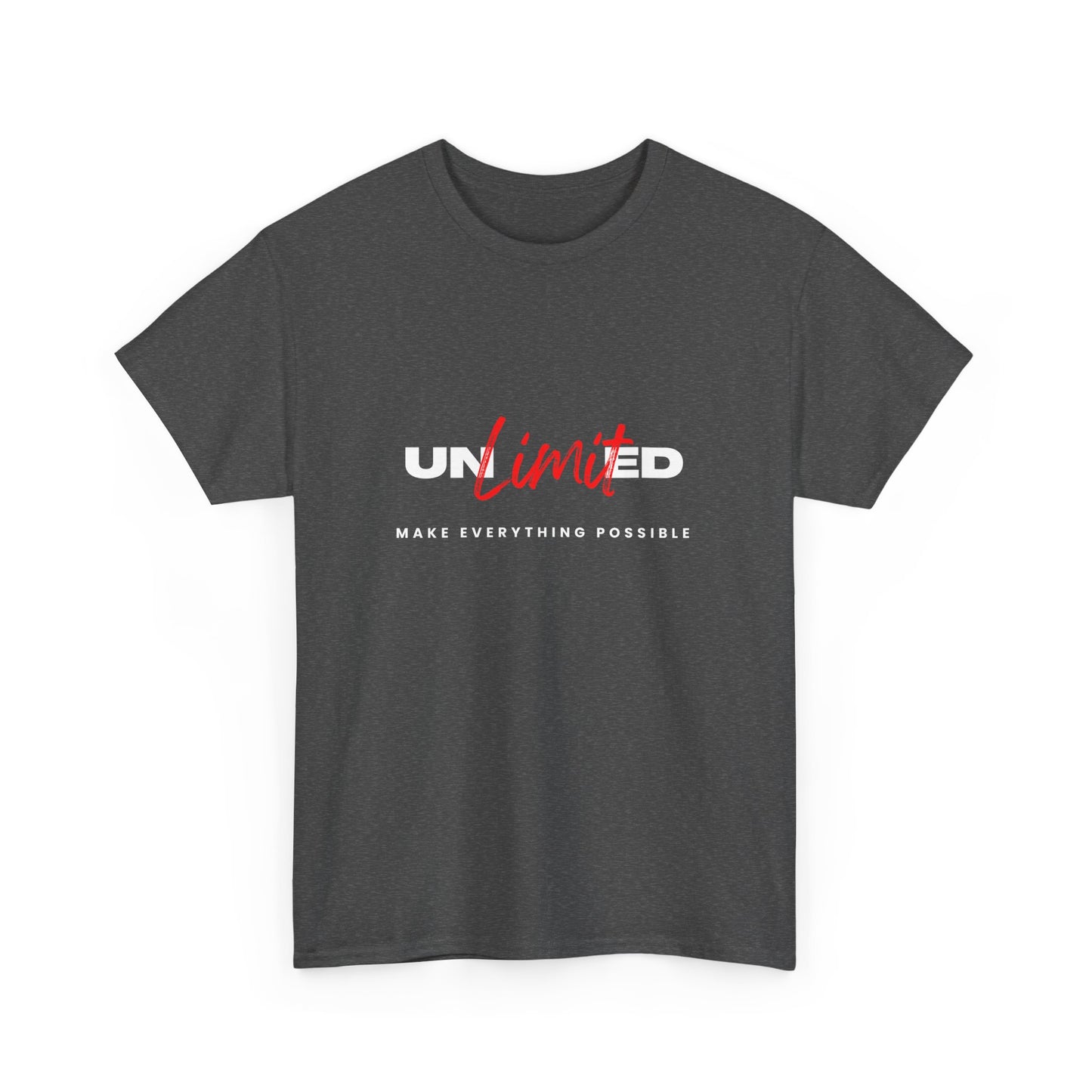 Unlimited Potential Unisex Heavy Cotton Tee | Make Everything Possible Shirt
