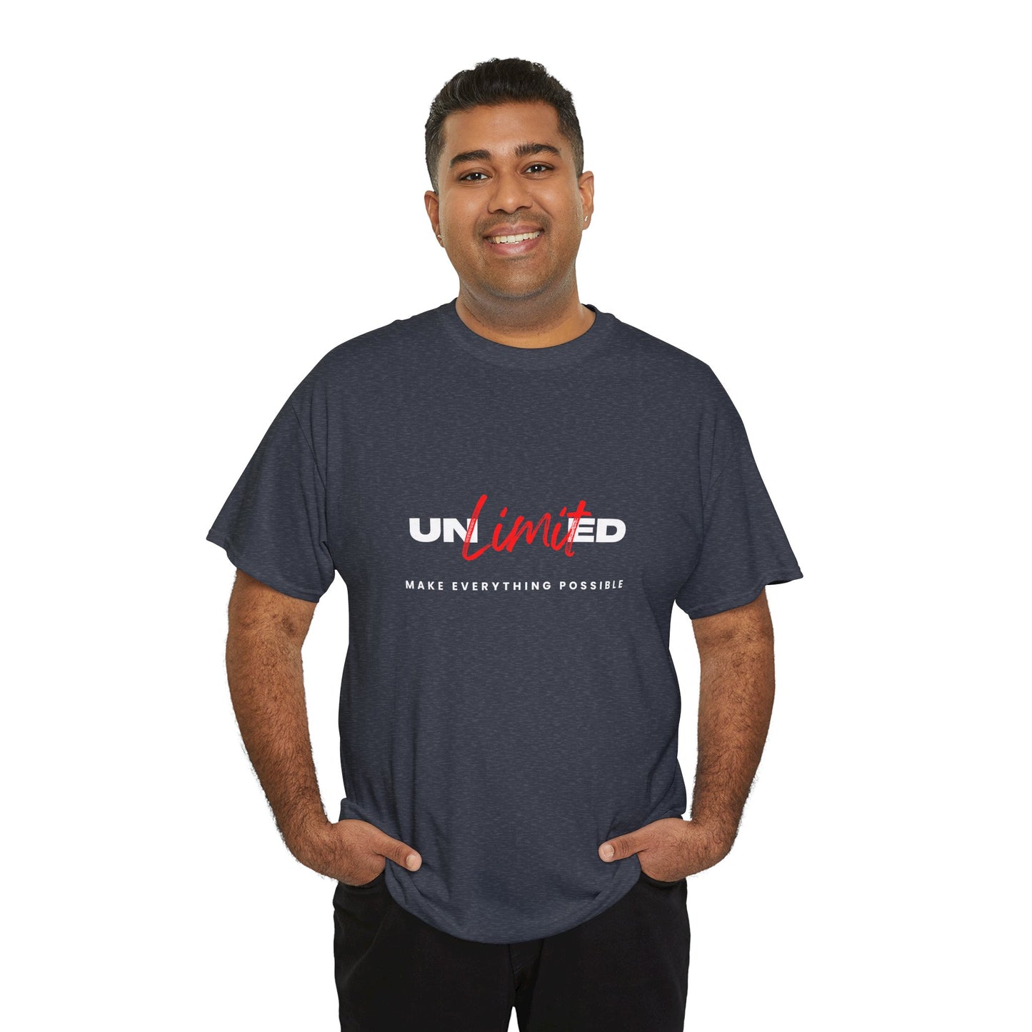 Unlimited Potential Unisex Heavy Cotton Tee | Make Everything Possible Shirt