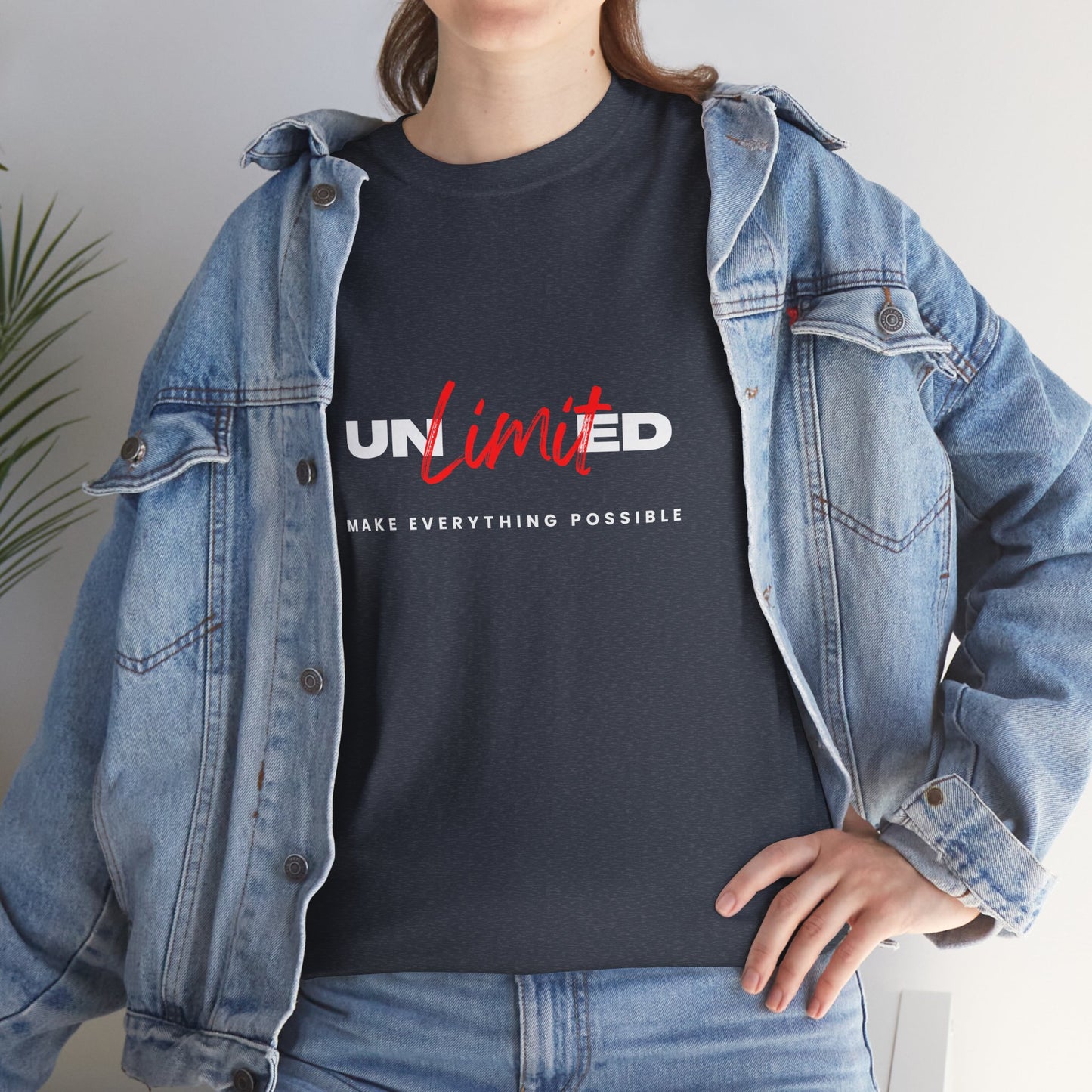 Unlimited Potential Unisex Heavy Cotton Tee | Make Everything Possible Shirt