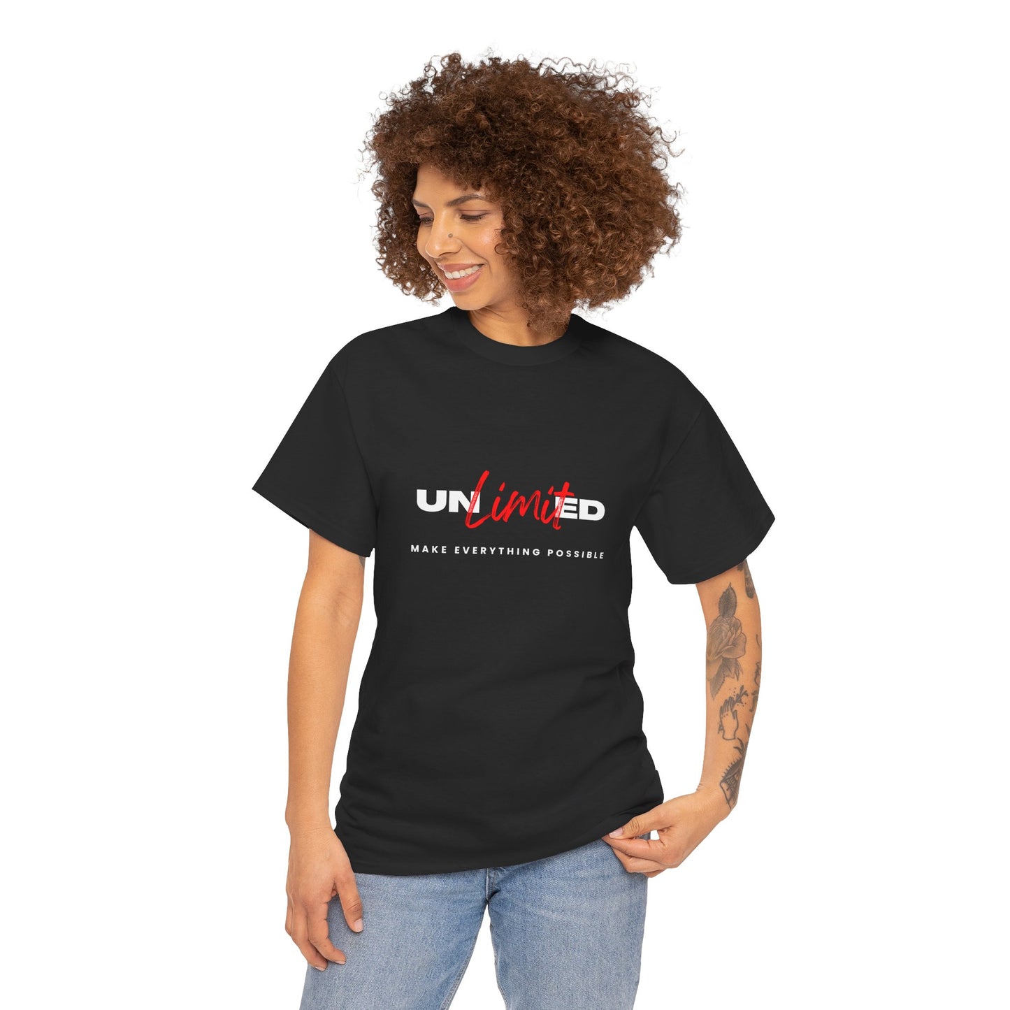 Unlimited Potential Unisex Heavy Cotton Tee | Make Everything Possible Shirt