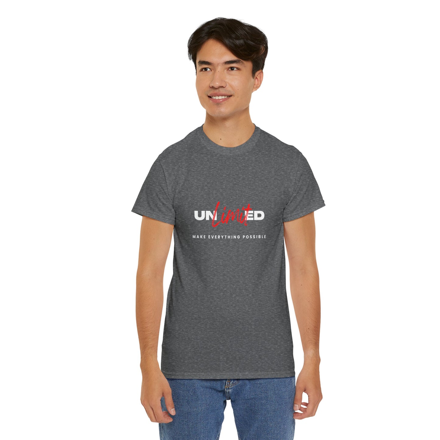 Unlimited Potential Unisex Heavy Cotton Tee | Make Everything Possible Shirt