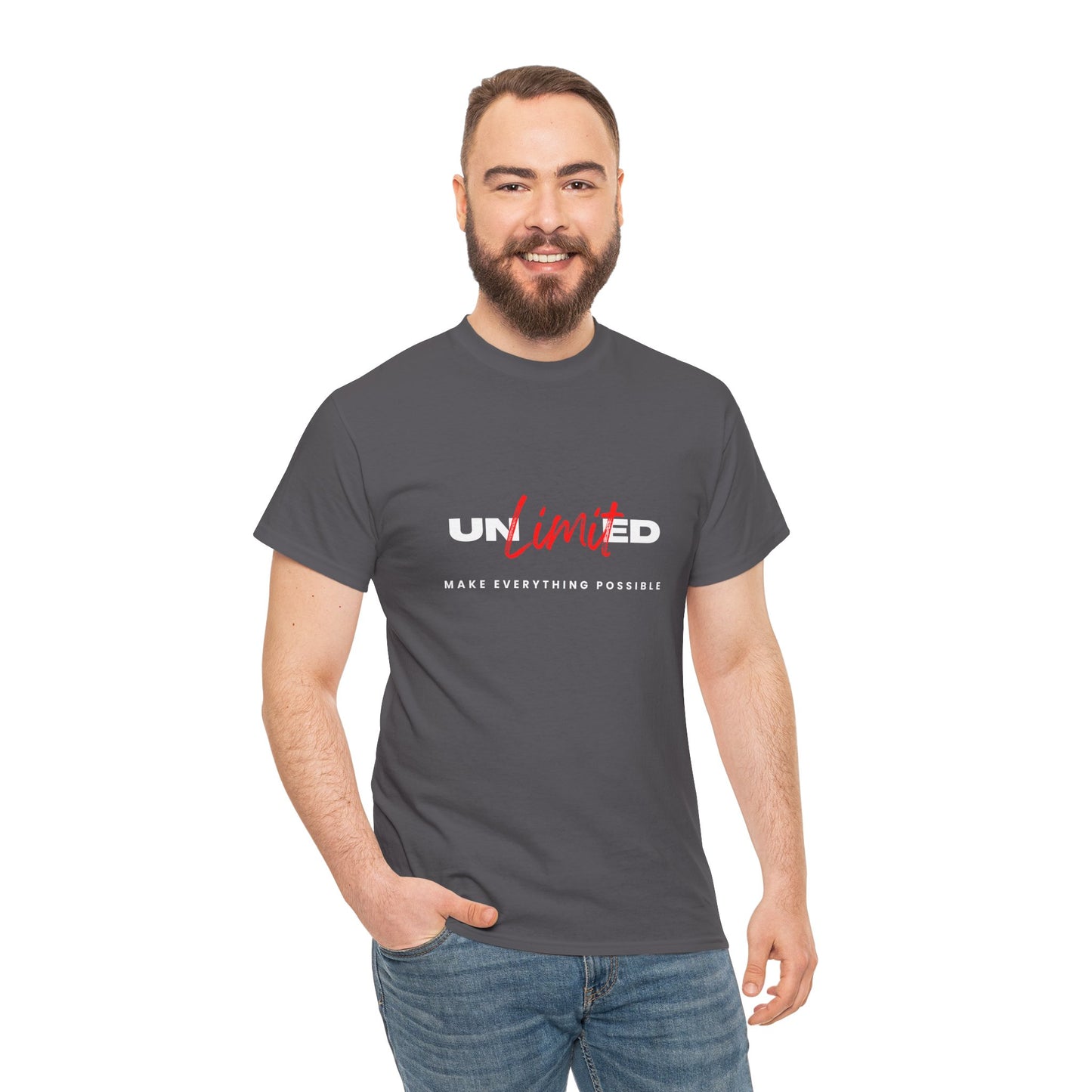Unlimited Potential Unisex Heavy Cotton Tee | Make Everything Possible Shirt