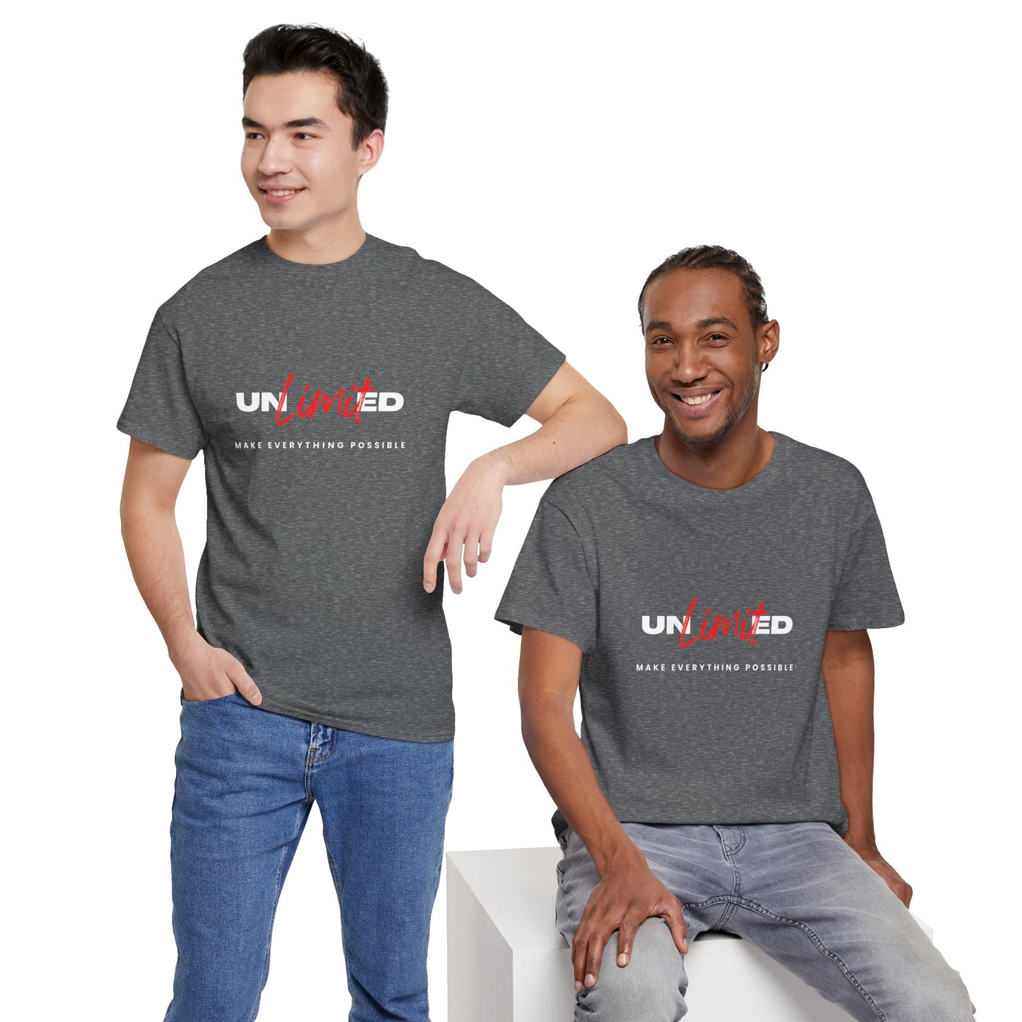 Unlimited Potential Unisex Heavy Cotton Tee | Make Everything Possible Shirt