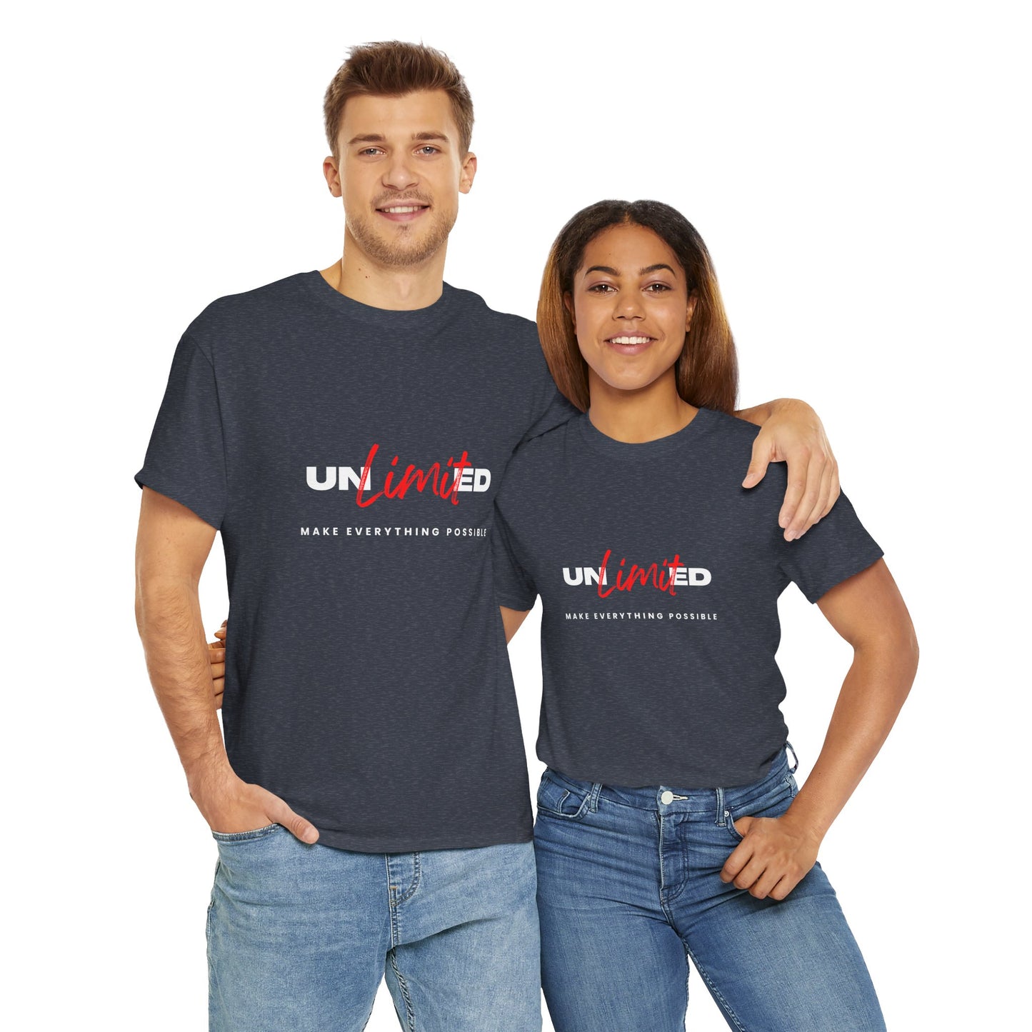 Unlimited Potential Unisex Heavy Cotton Tee | Make Everything Possible Shirt