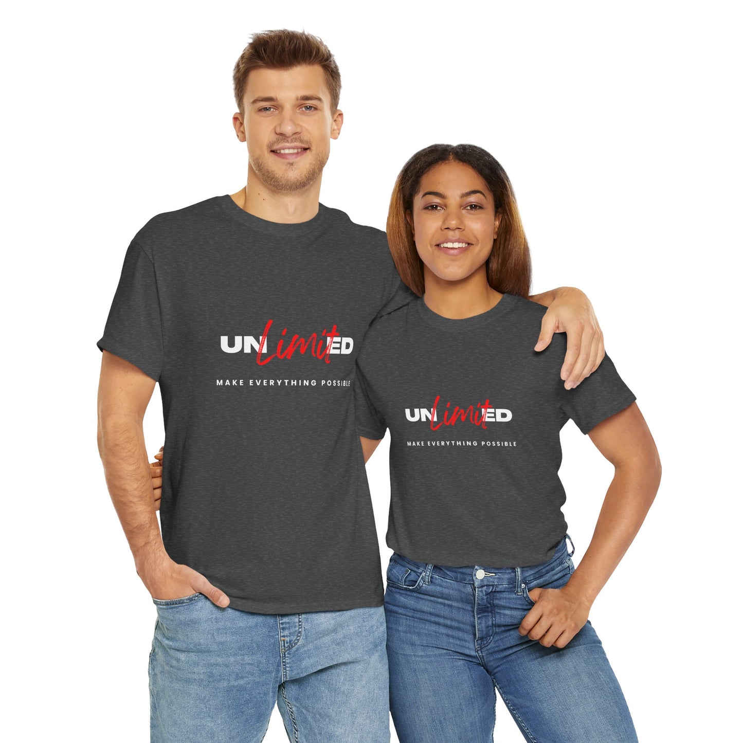 Unlimited Potential Unisex Heavy Cotton Tee | Make Everything Possible Shirt