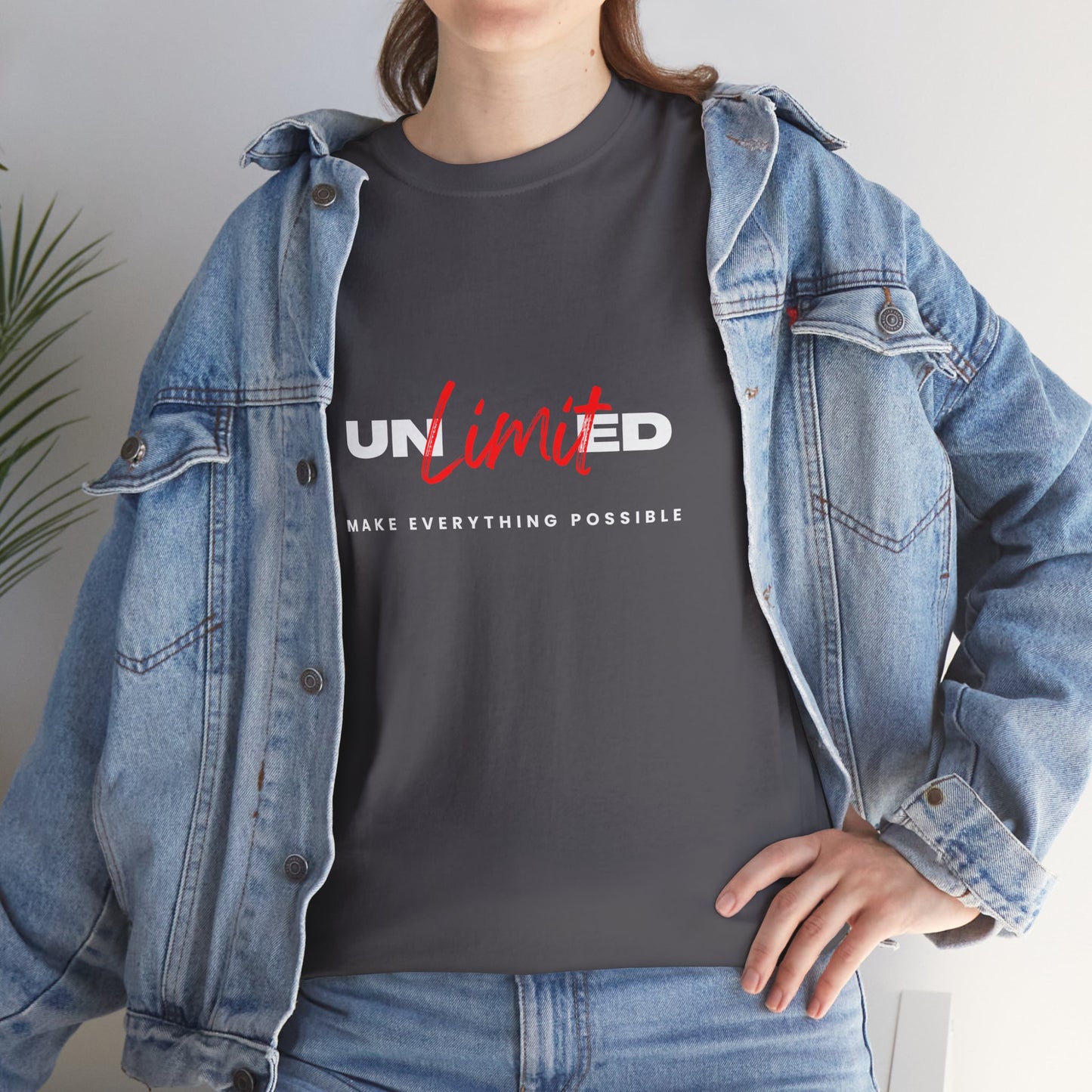 Unlimited Potential Unisex Heavy Cotton Tee | Make Everything Possible Shirt