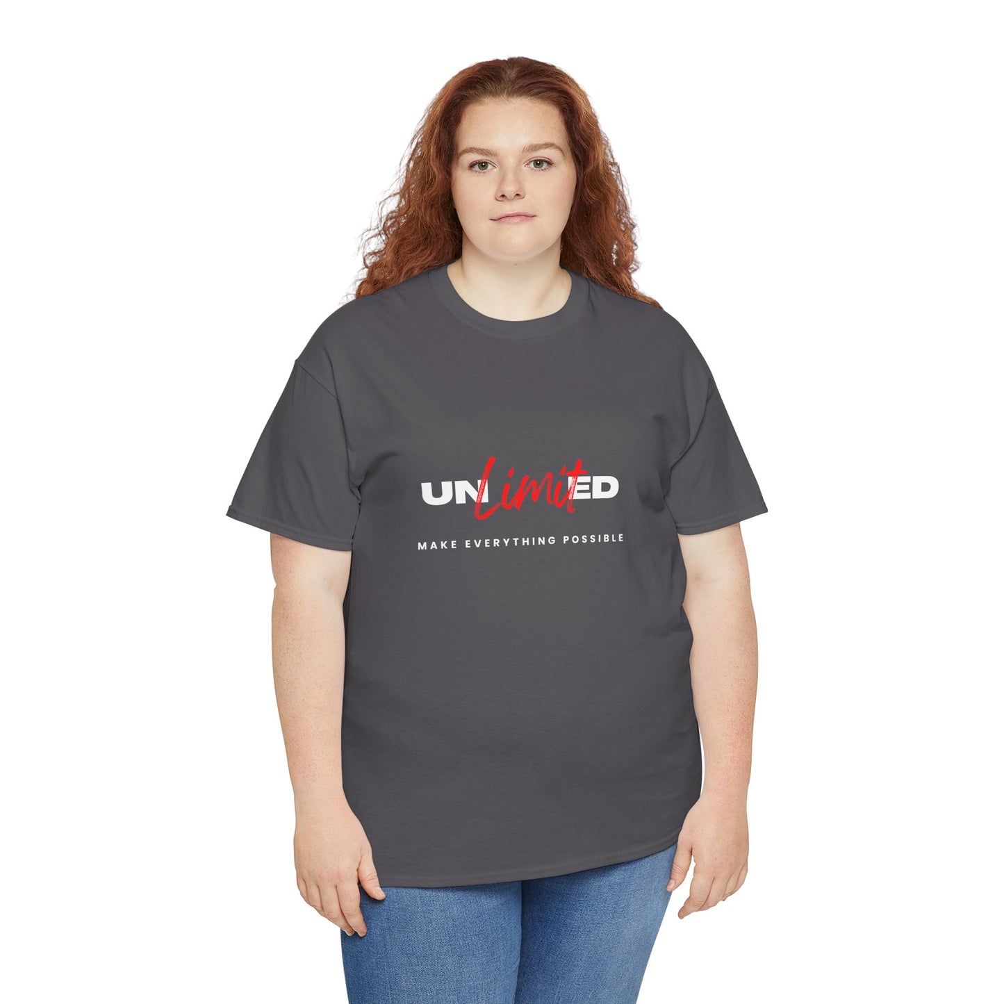 Unlimited Potential Unisex Heavy Cotton Tee | Make Everything Possible Shirt