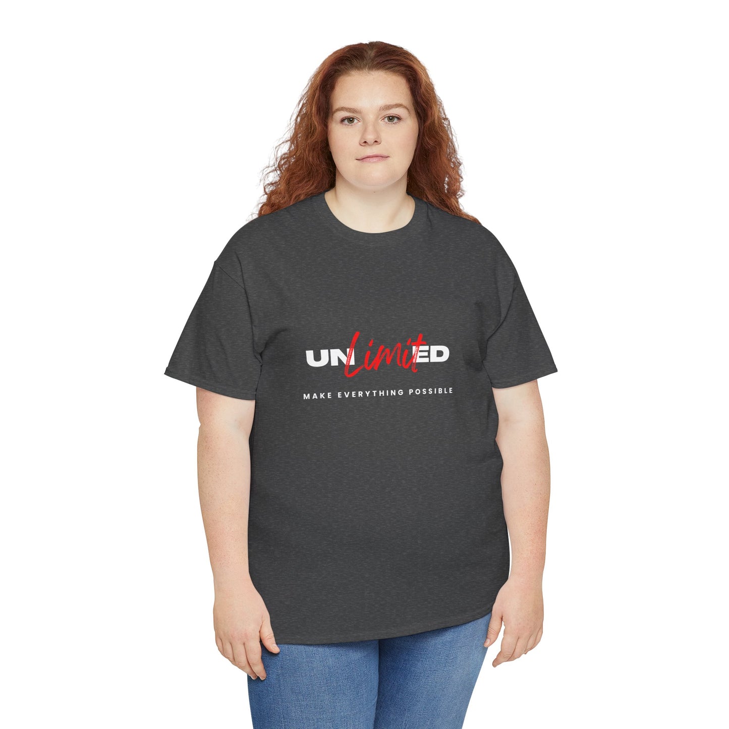 Unlimited Potential Unisex Heavy Cotton Tee | Make Everything Possible Shirt