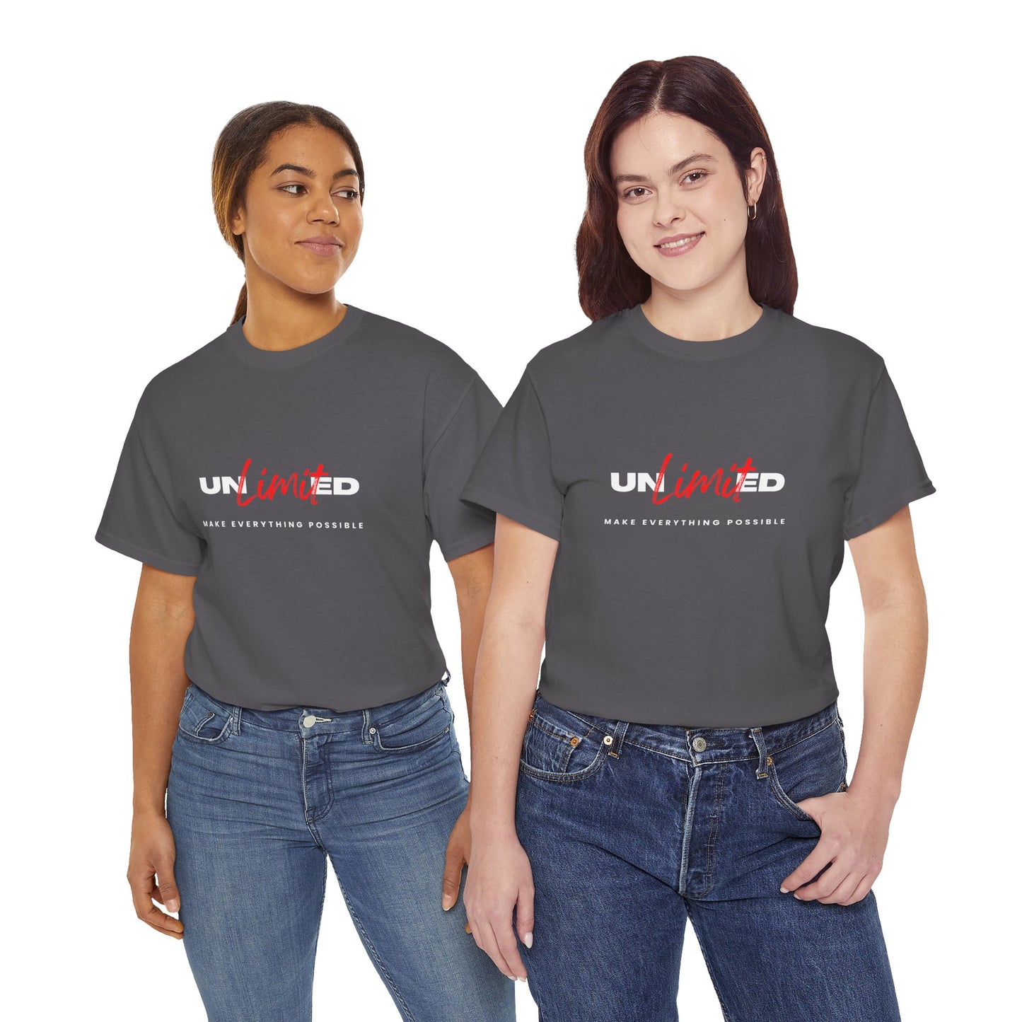 Unlimited Potential Unisex Heavy Cotton Tee | Make Everything Possible Shirt