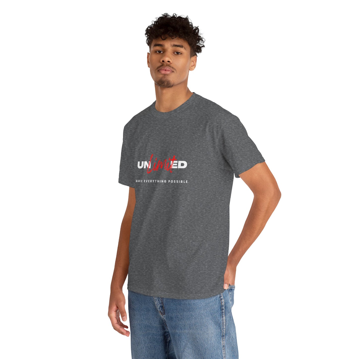 Unlimited Potential Unisex Heavy Cotton Tee | Make Everything Possible Shirt