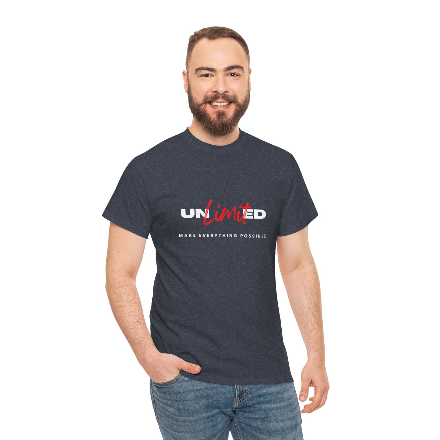 Unlimited Potential Unisex Heavy Cotton Tee | Make Everything Possible Shirt
