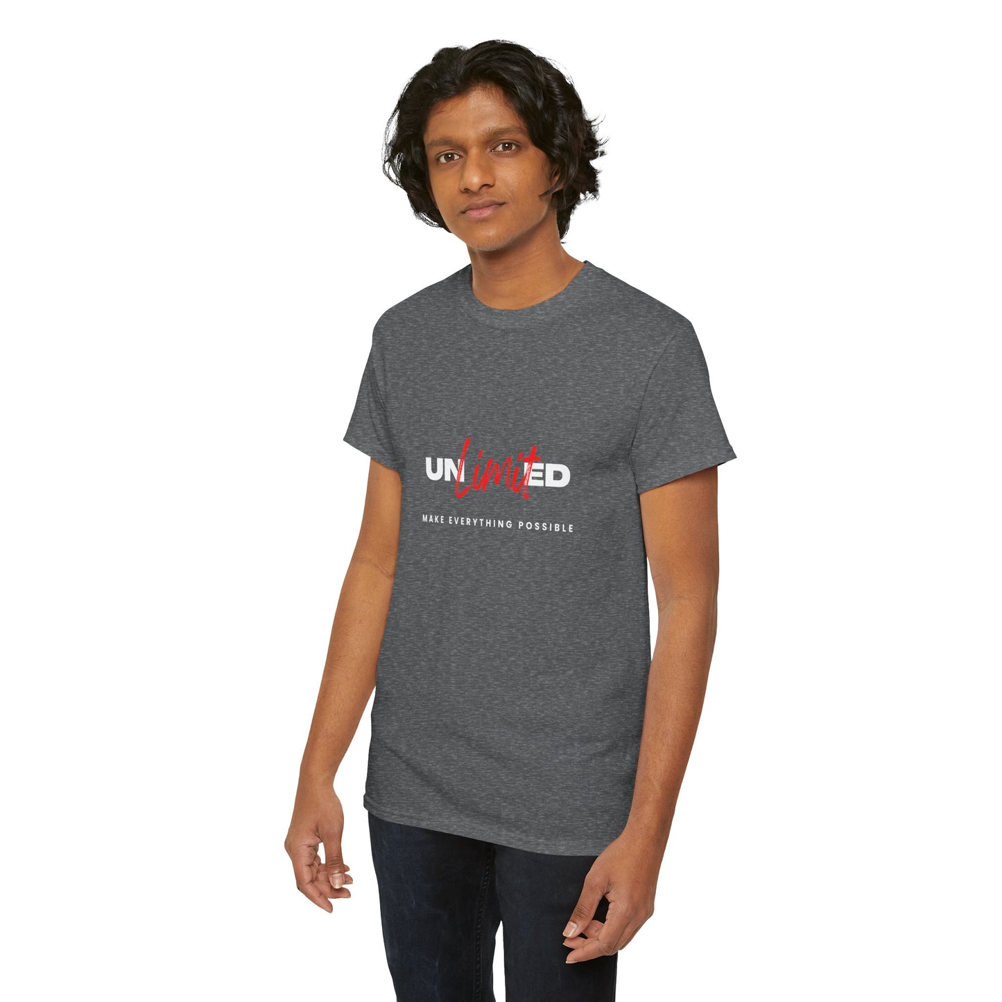 Unlimited Potential Unisex Heavy Cotton Tee | Make Everything Possible Shirt