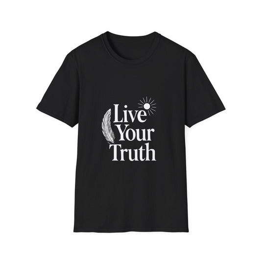 Live Your Truth | Authentic Self Tee - Positivity Prints