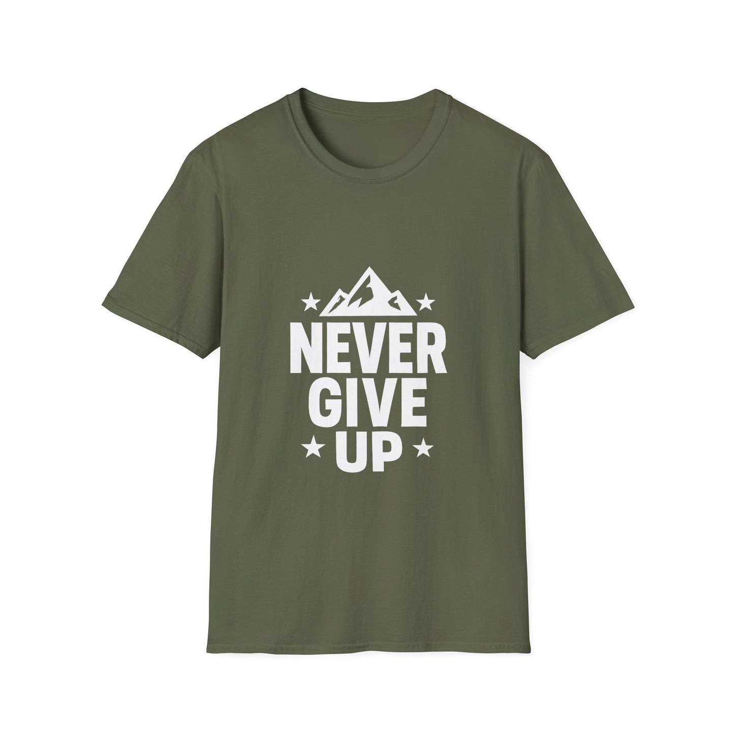 Never Give Up | Positive Mindset Tee