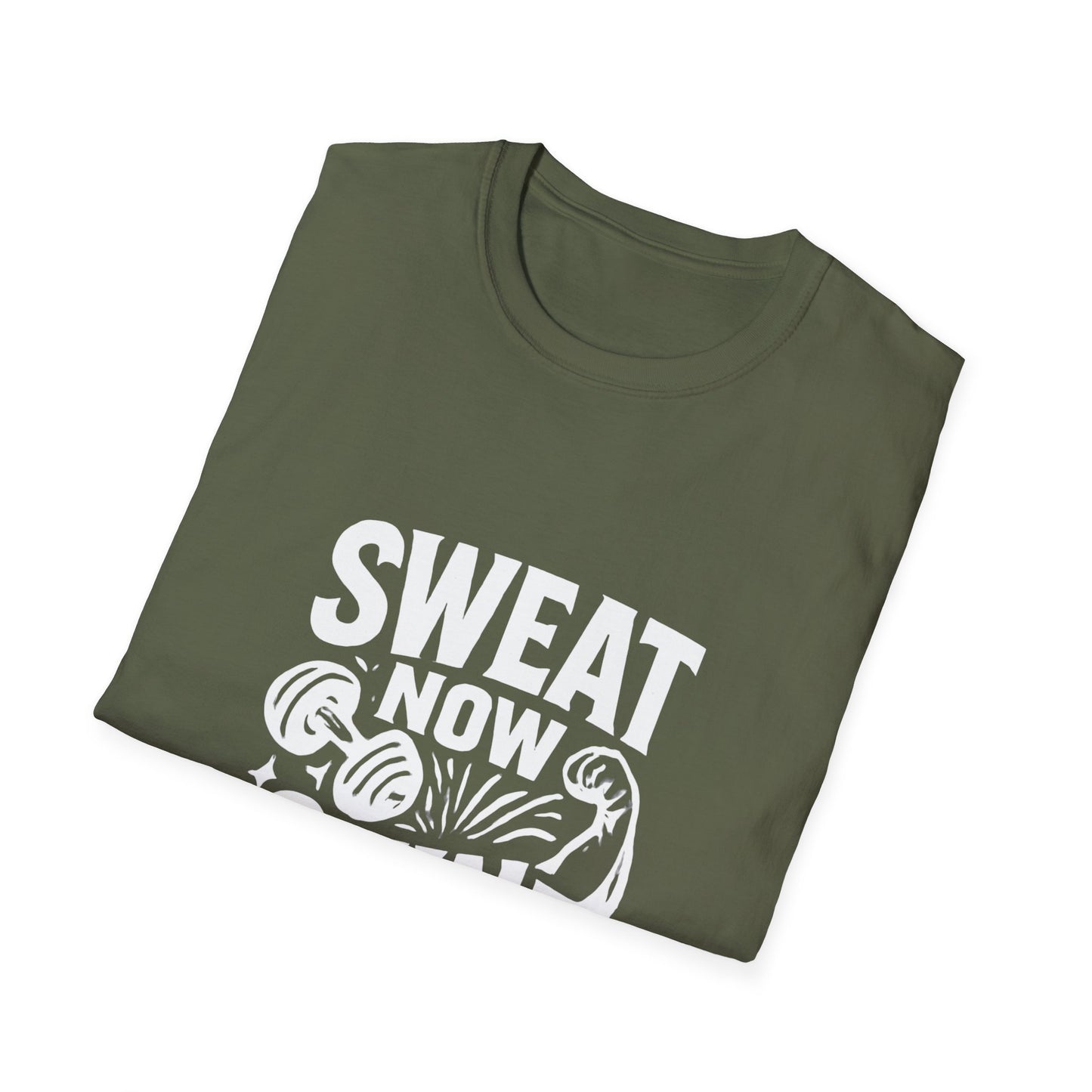 Sweat Now Shine Later | Gym Motivation Tee
