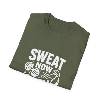 Sweat Now Shine Later | Gym Motivation Tee