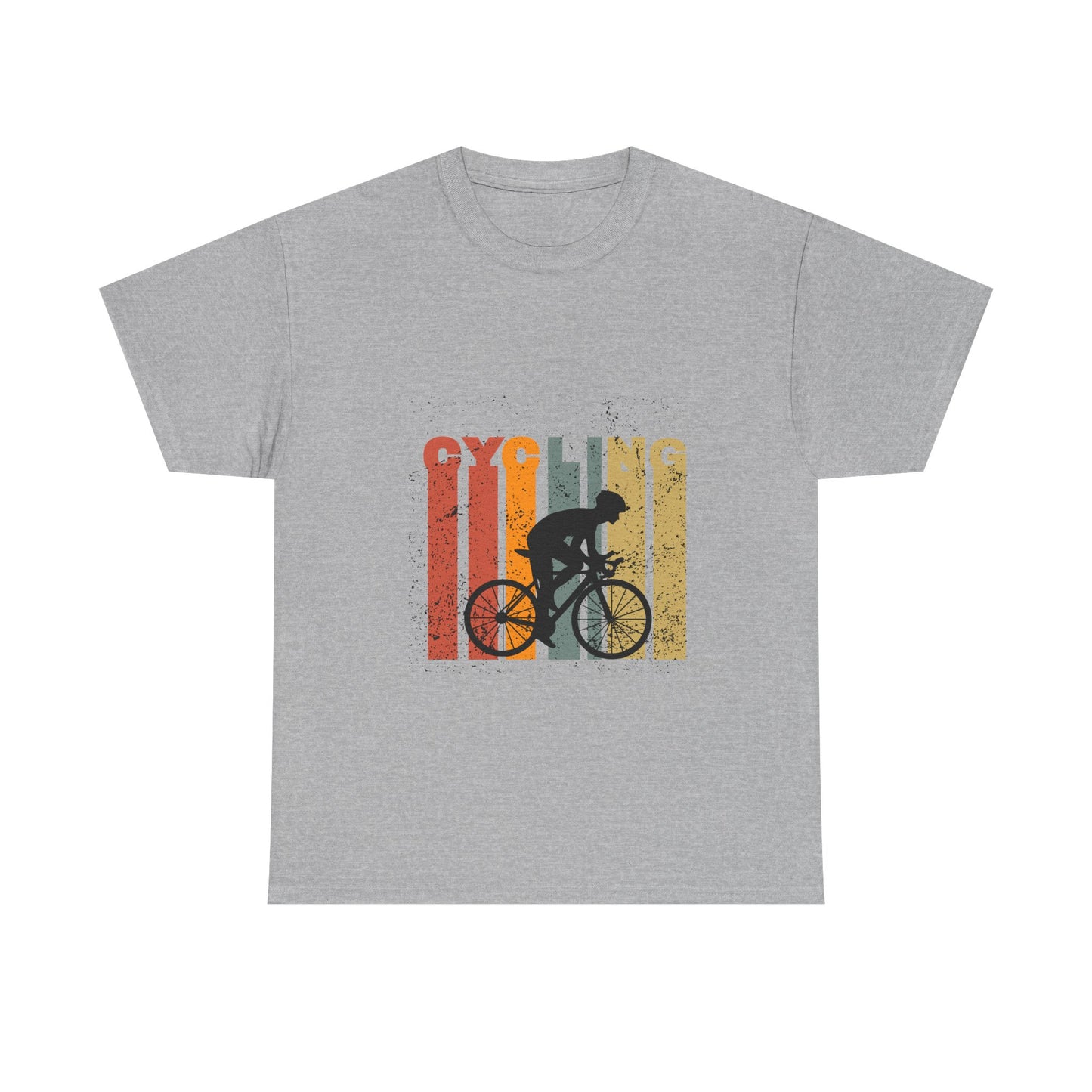 Vintage Cycling Unisex Heavy Cotton Tee - Perfect for Bike Lovers