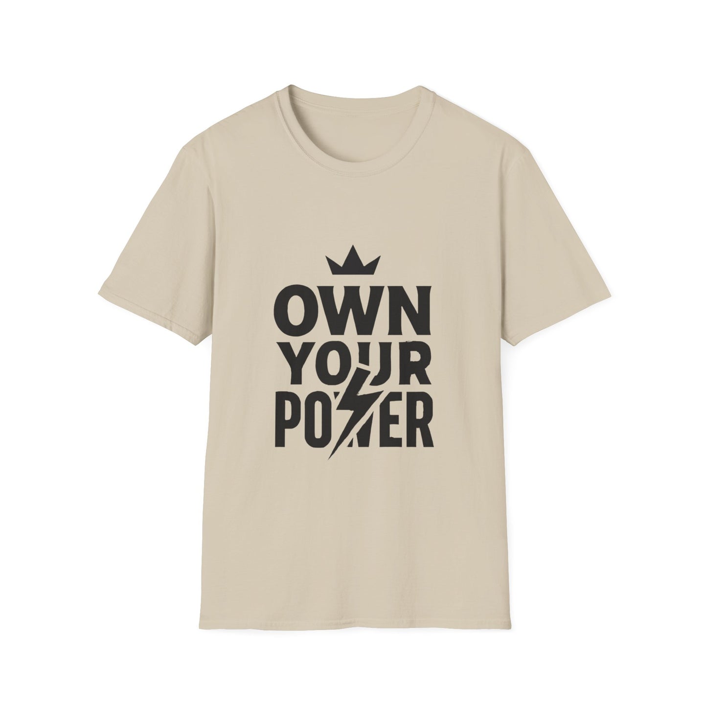 Own Your Power confidence t-shirt by Positivity Prints