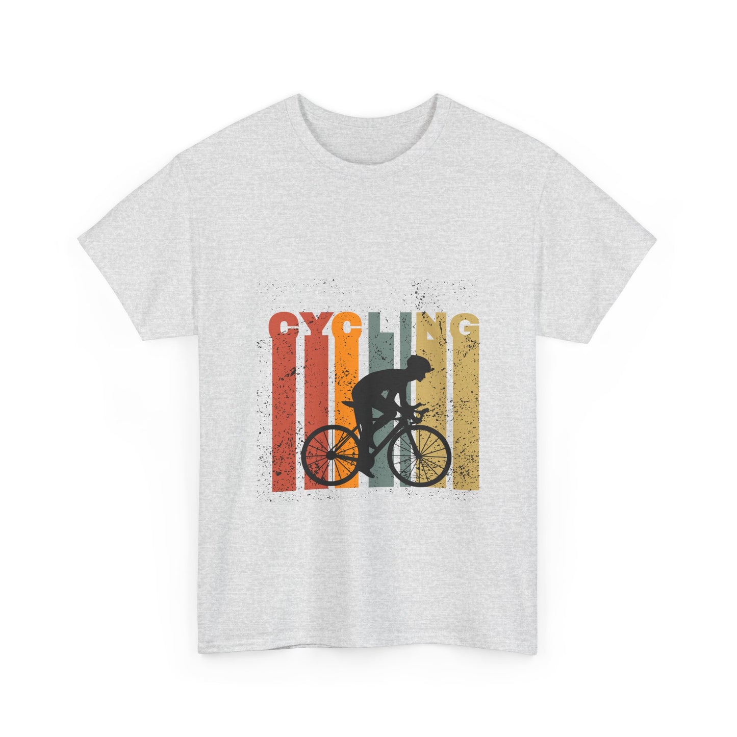 Vintage Cycling Unisex Heavy Cotton Tee - Perfect for Bike Lovers