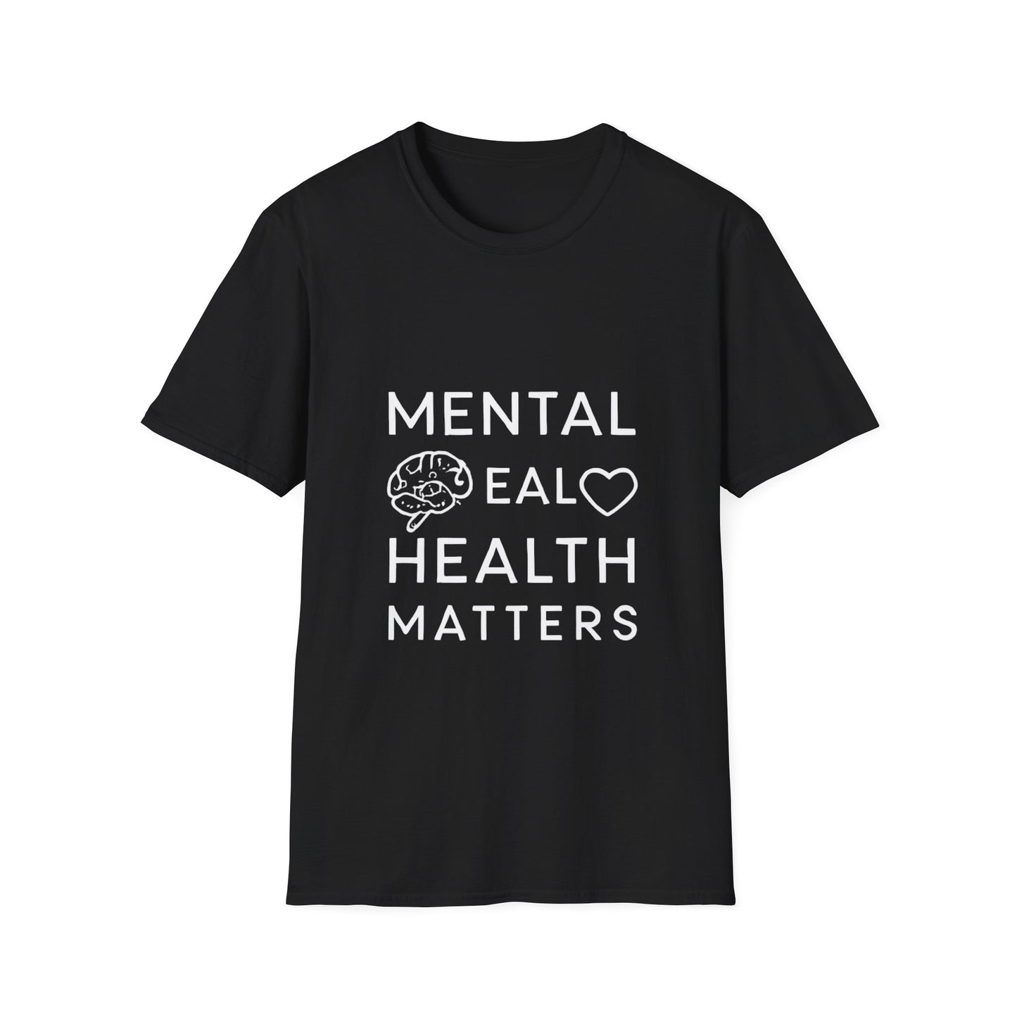 Mental Health Matters mental health t-shirt by Positivity Prints