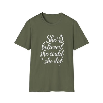 She Believed She Could | Confidence Tee