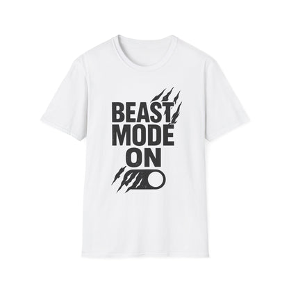 Beast Mode On gym motivation t-shirt by Positivity Prints