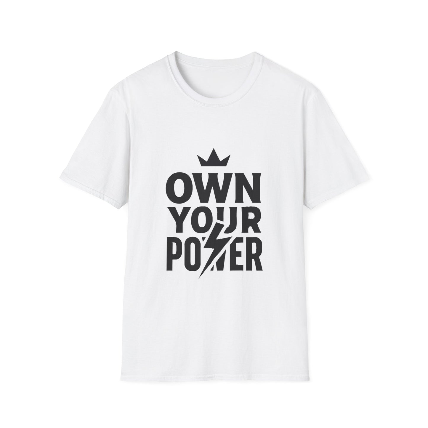 Own Your Power confidence t-shirt by Positivity Prints