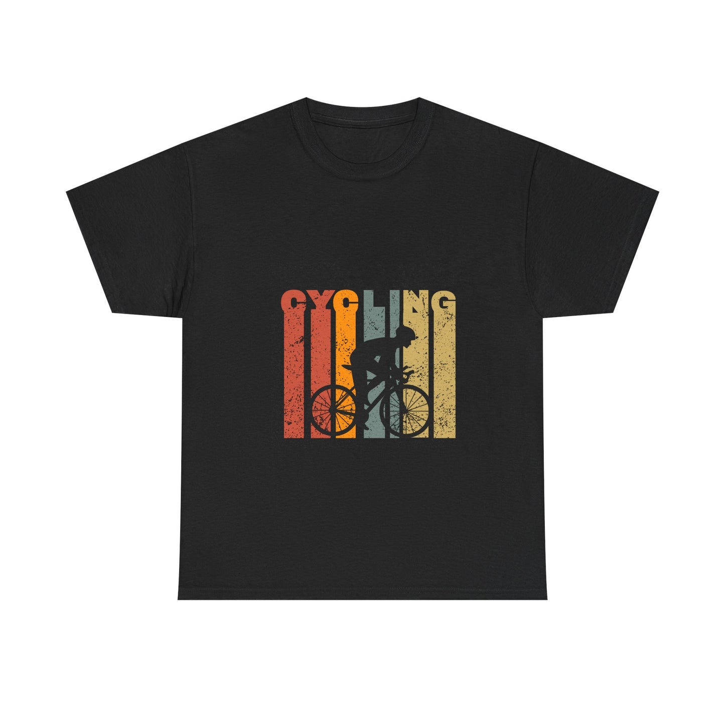 Vintage Cycling Unisex Heavy Cotton Tee - Perfect for Bike Lovers