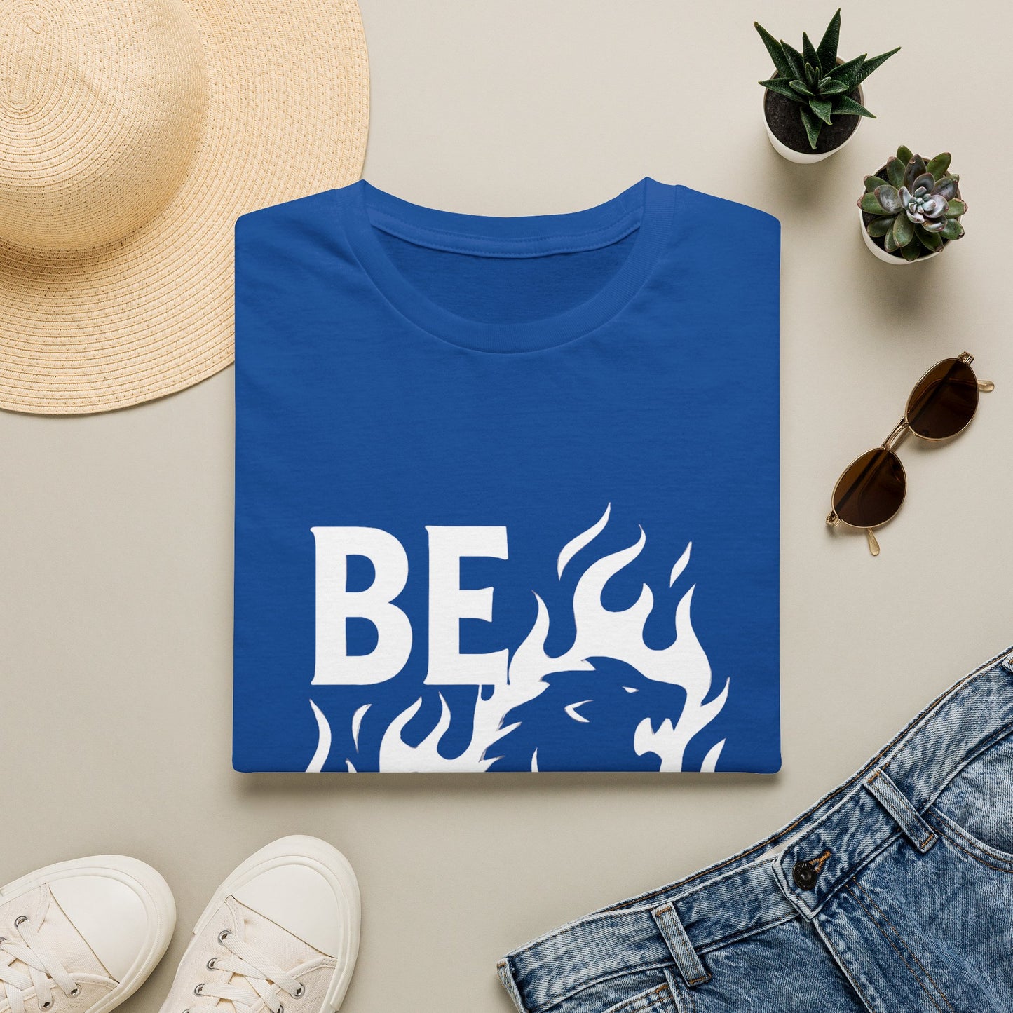 Be Fierce Motivational T‑Shirt – Inspirational Quote Graphic Tee